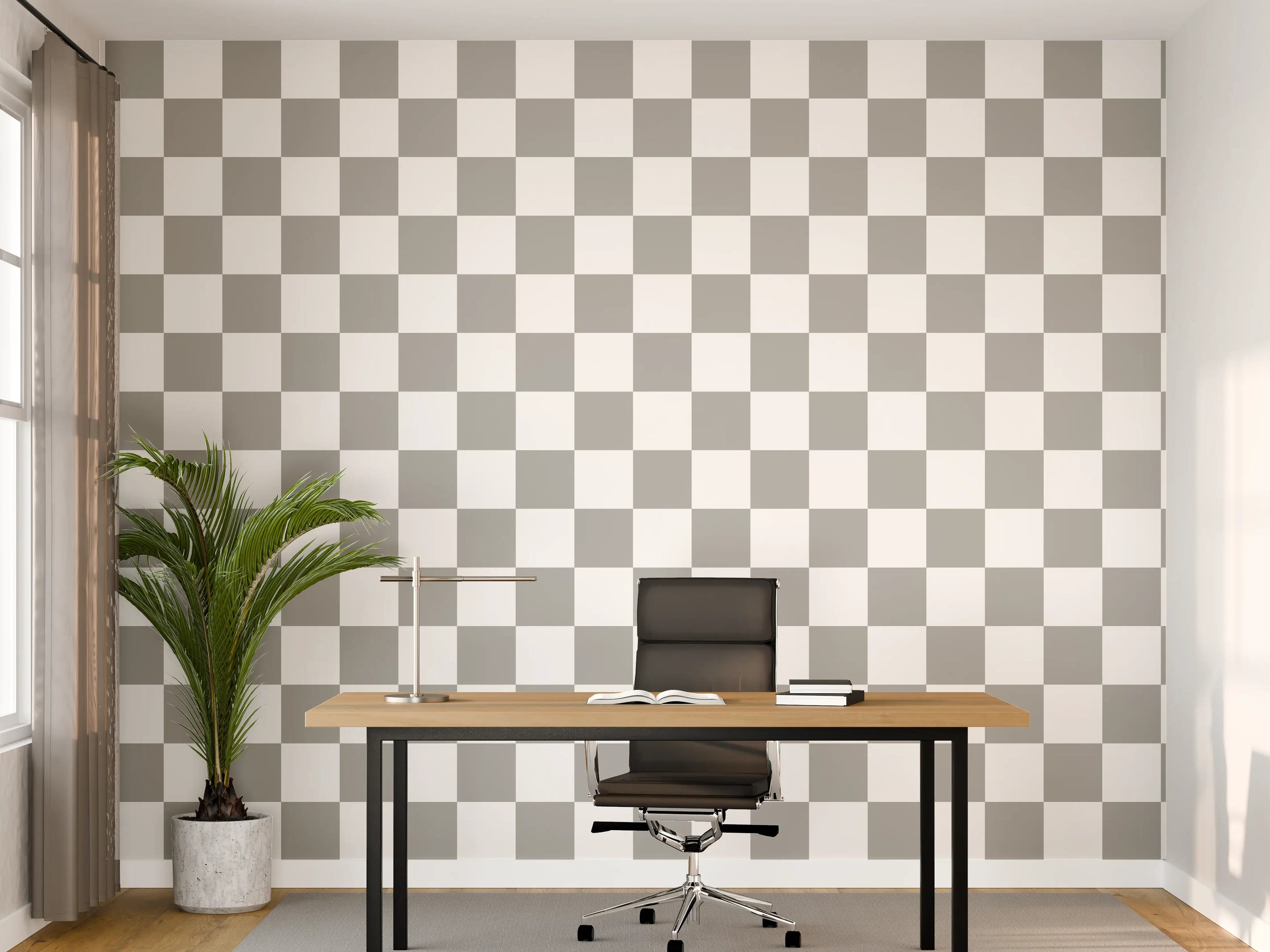 Büro Wandgestaltung - Weiße Betonwand mit zarten Graunuancen und Struktur