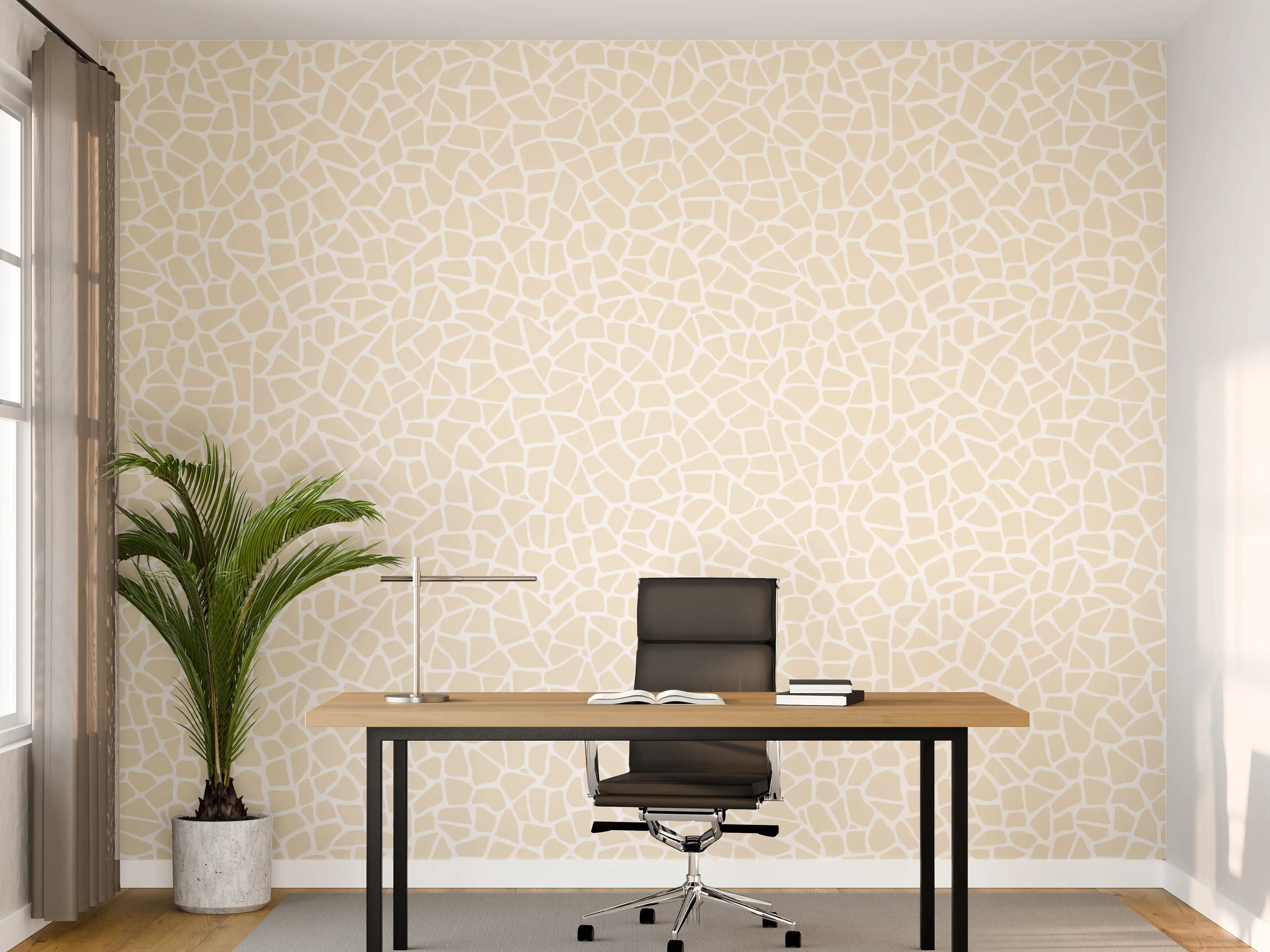 Büro Wandgestaltung - Weiße Crematone Fliesen
