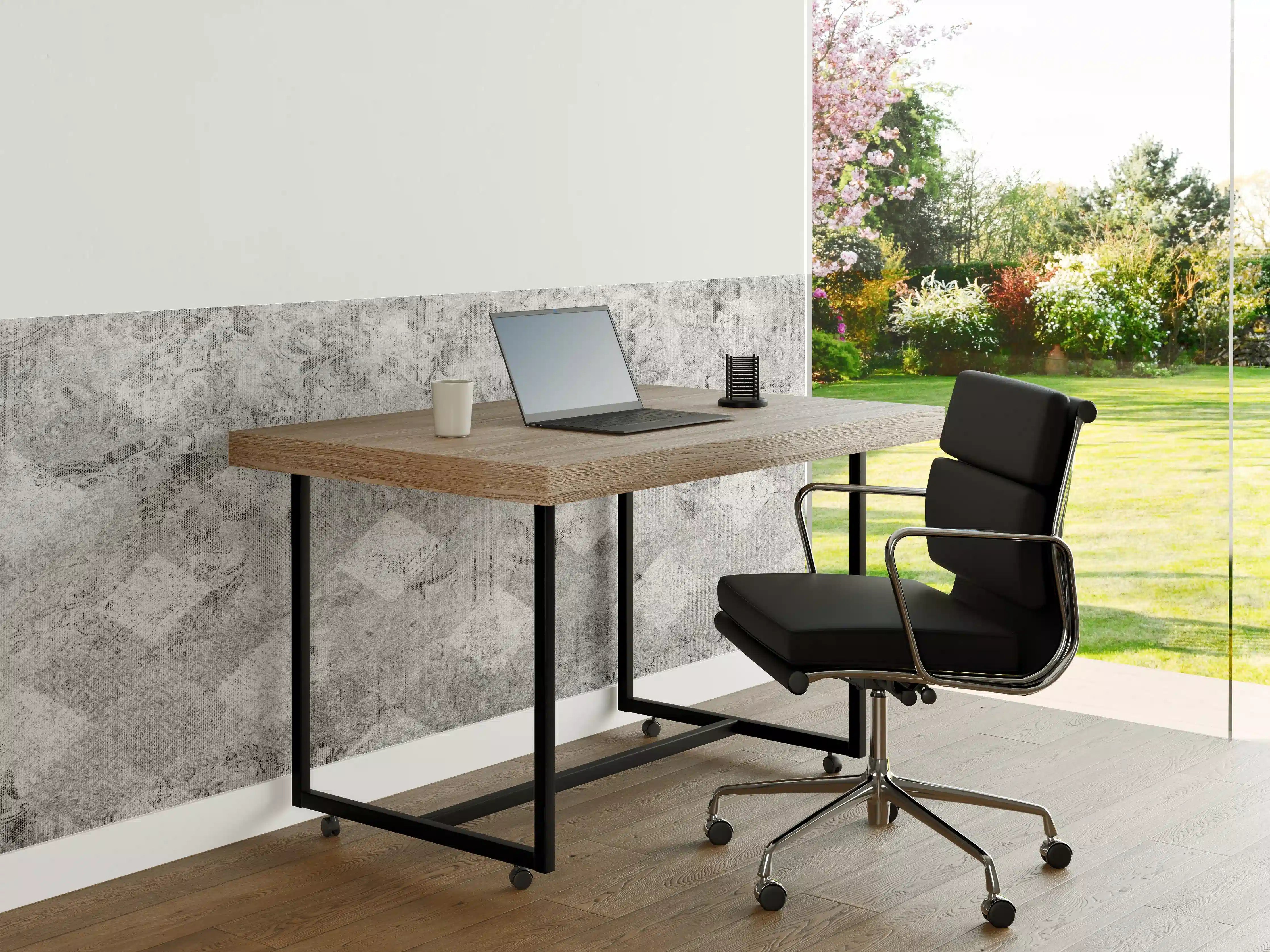 Büro Wandgestaltung - Weiße Grau-Marmor-Textur mit Muster