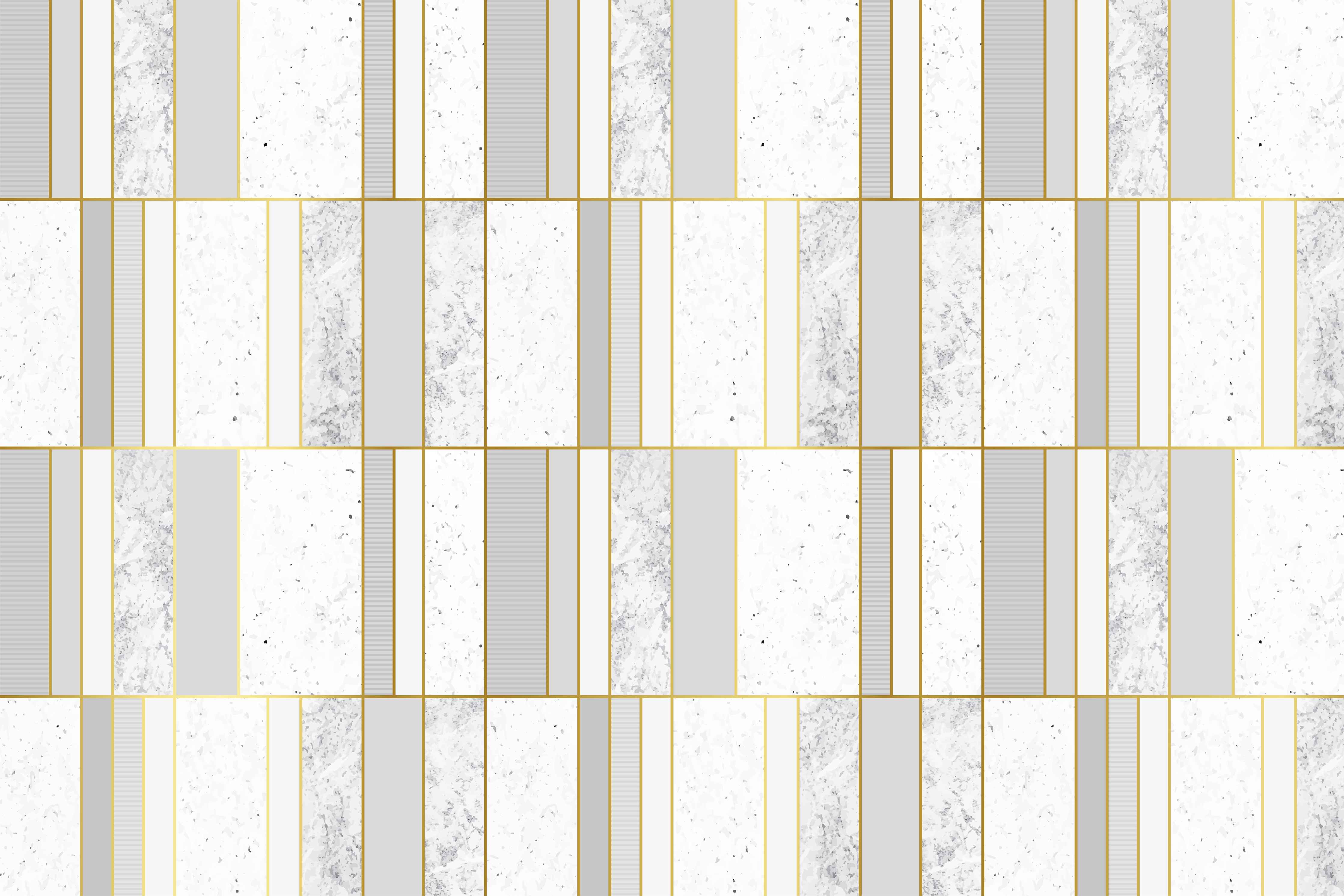 Büro Wandgestaltung-Weiße Marmor-Fliesen mit grauer Struktur