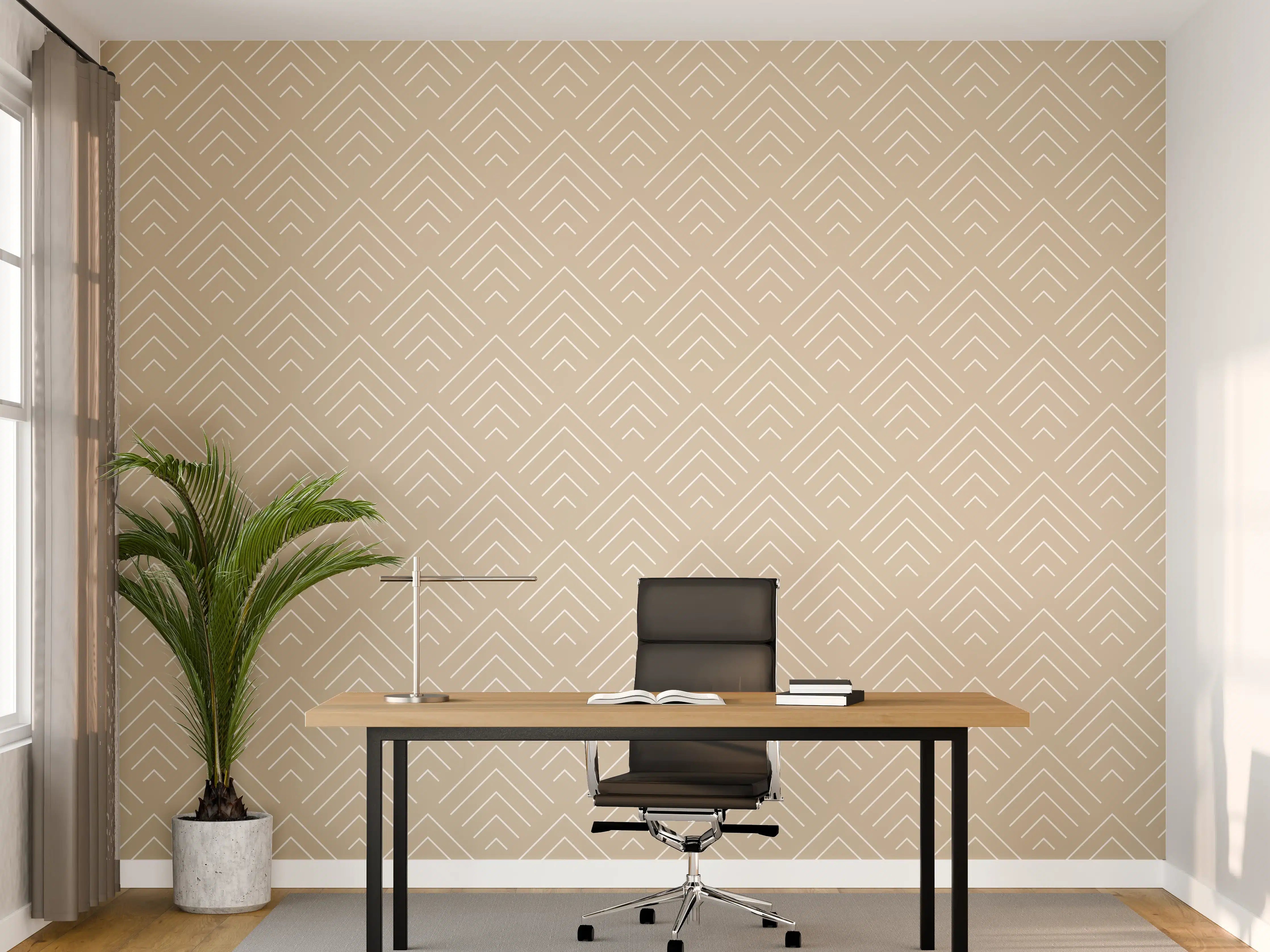 Büro Wandgestaltung - Weiße Marmor-Textur mit zartem Grauschimmer