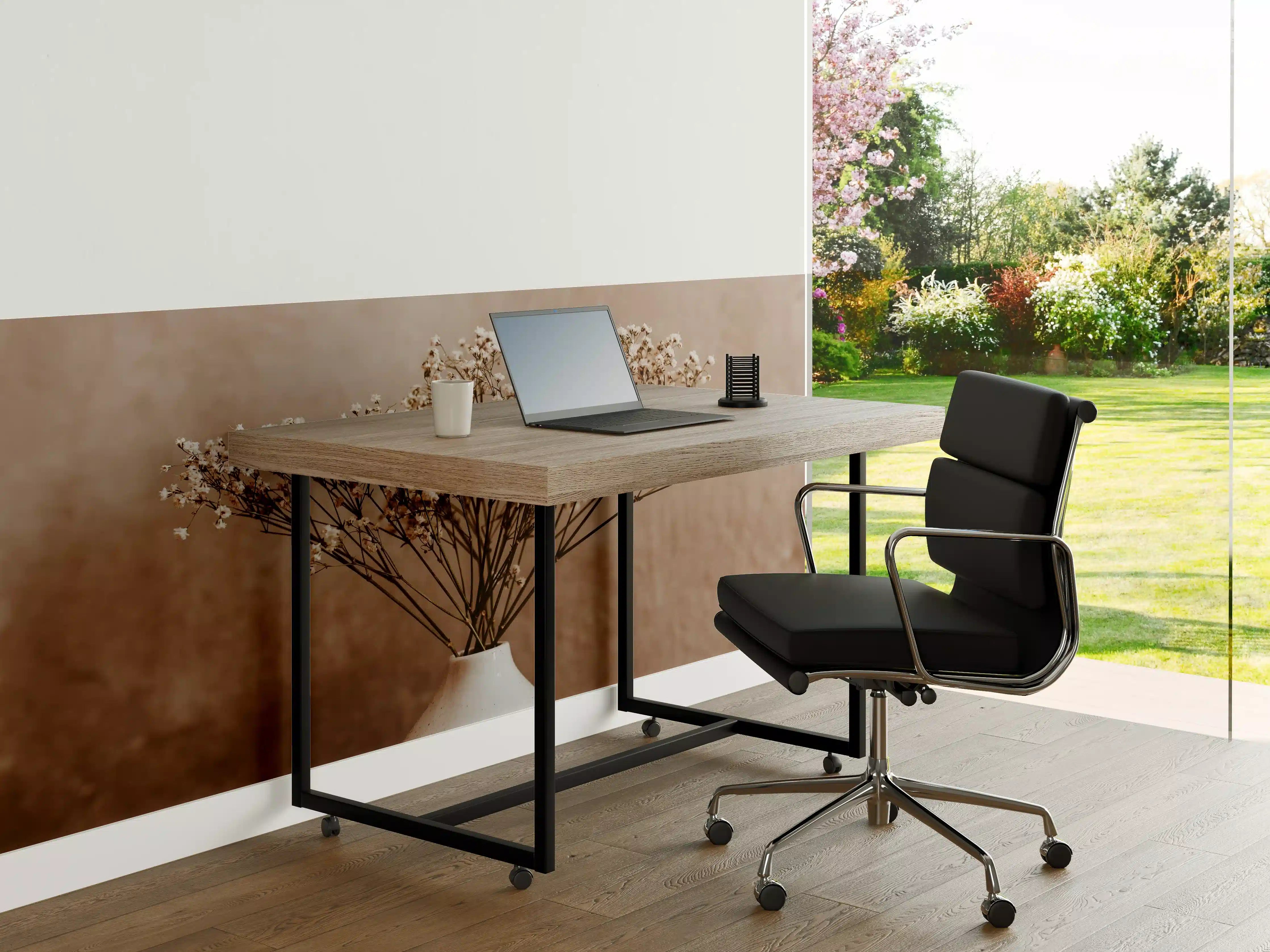 Büro Wandgestaltung - Weiße wilde getrocknete Blumen