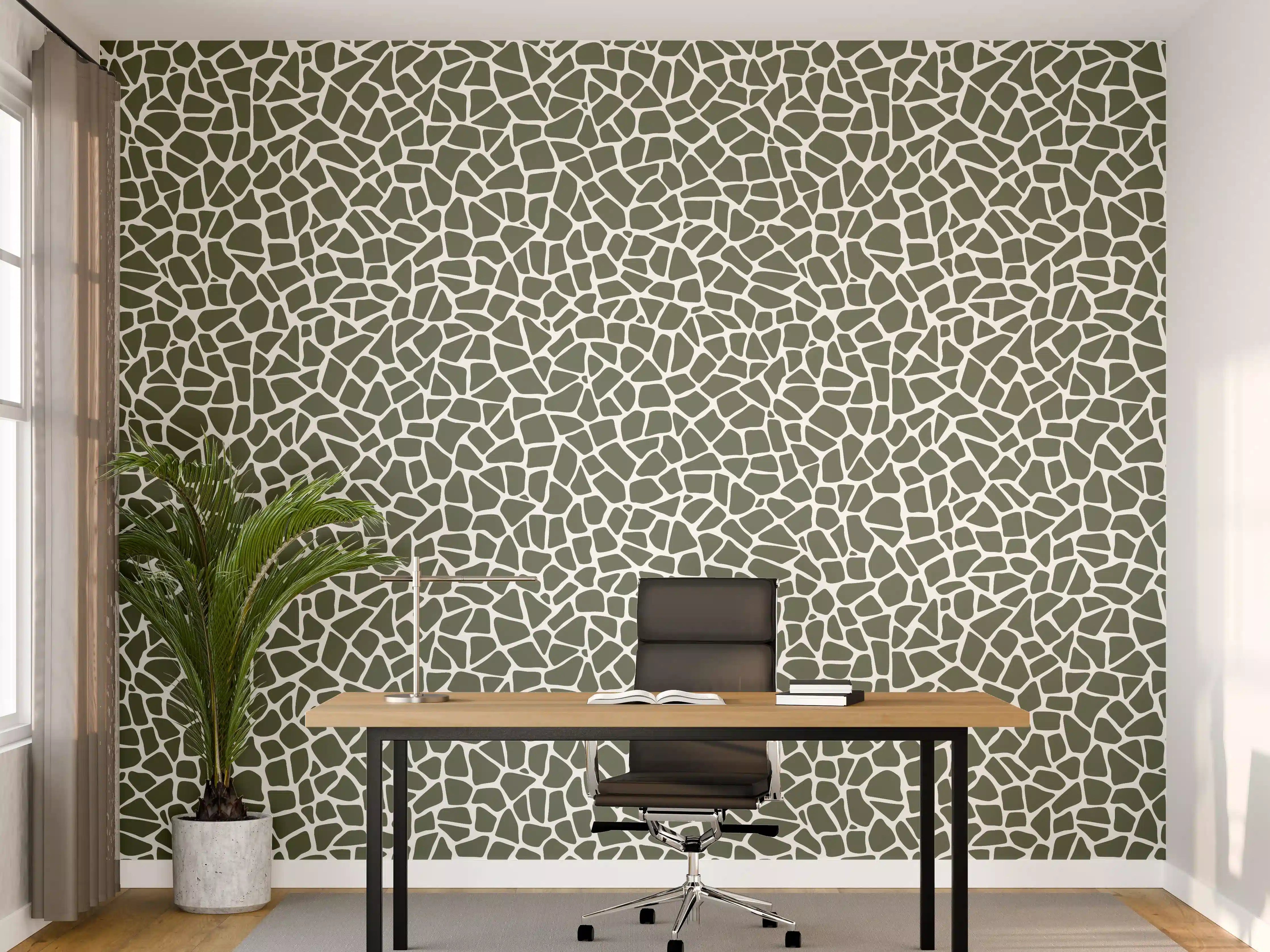 Büro Wandgestaltung - Weißer Marmor mit zarten Graunuancen und edler Textur