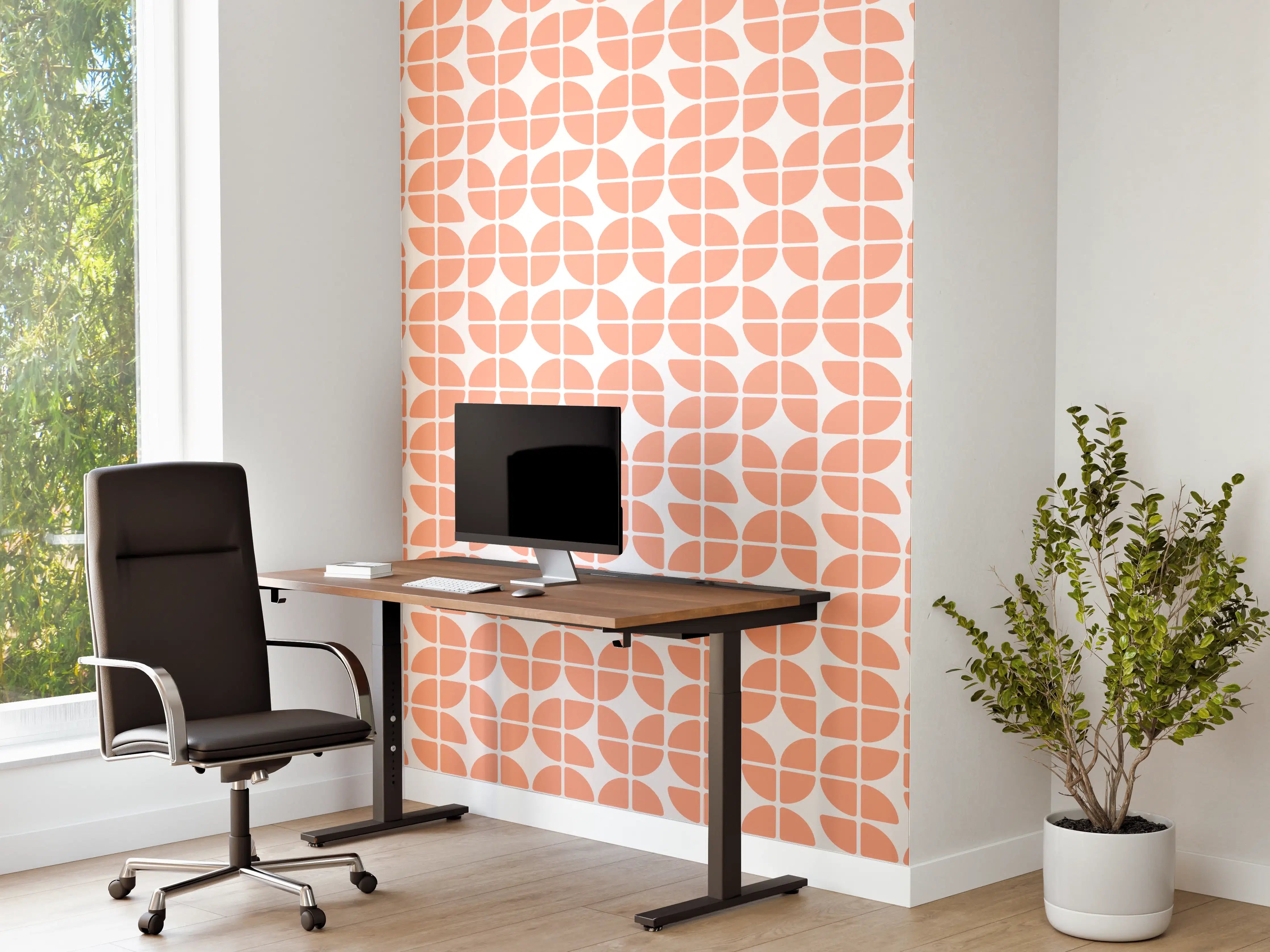 Büro Wandgestaltung - Weißer Marmor mit zarten Grautönen und Textur