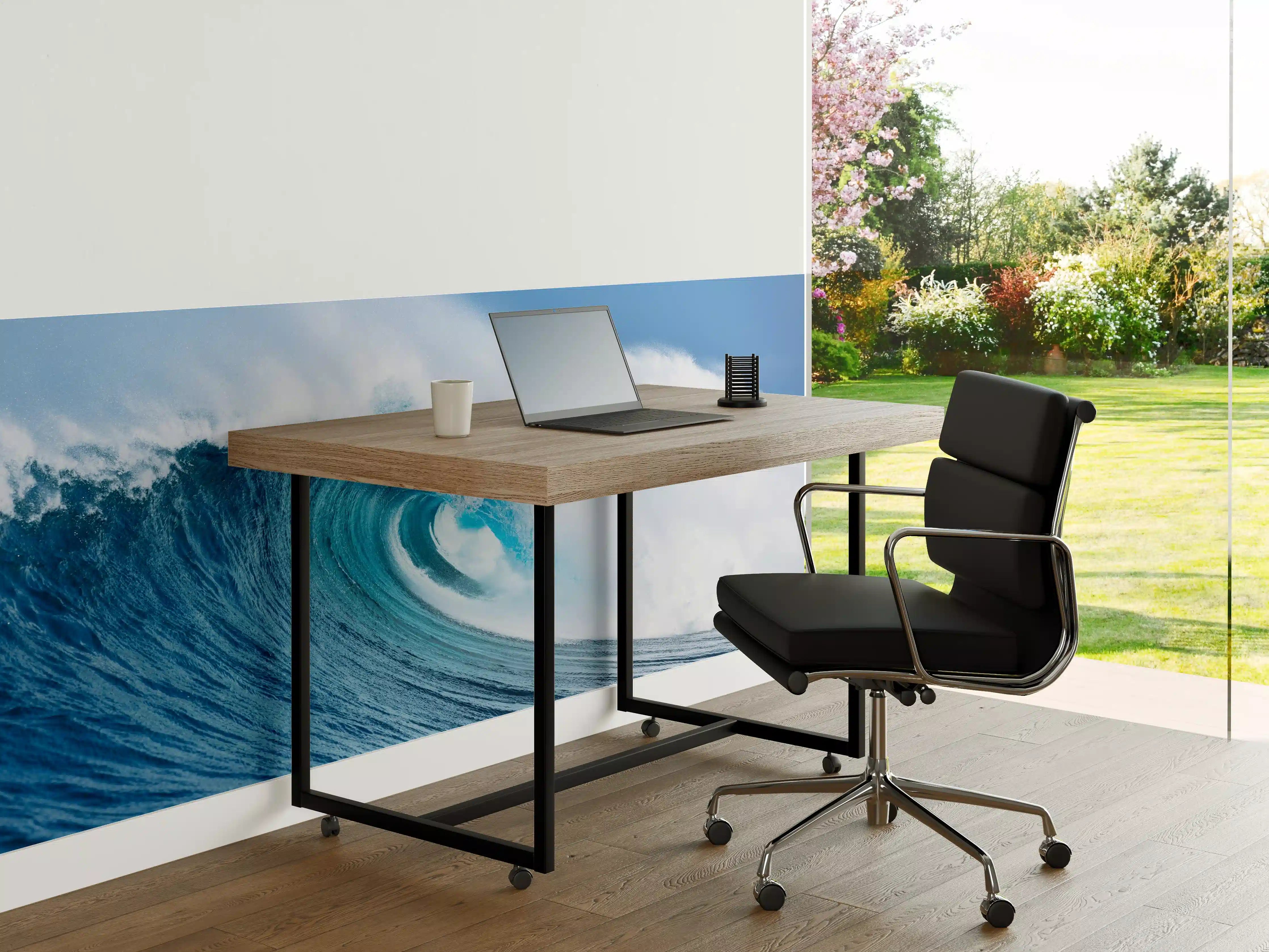 Büro Wandgestaltung - Wellenbrecher bei Sonnenlicht
