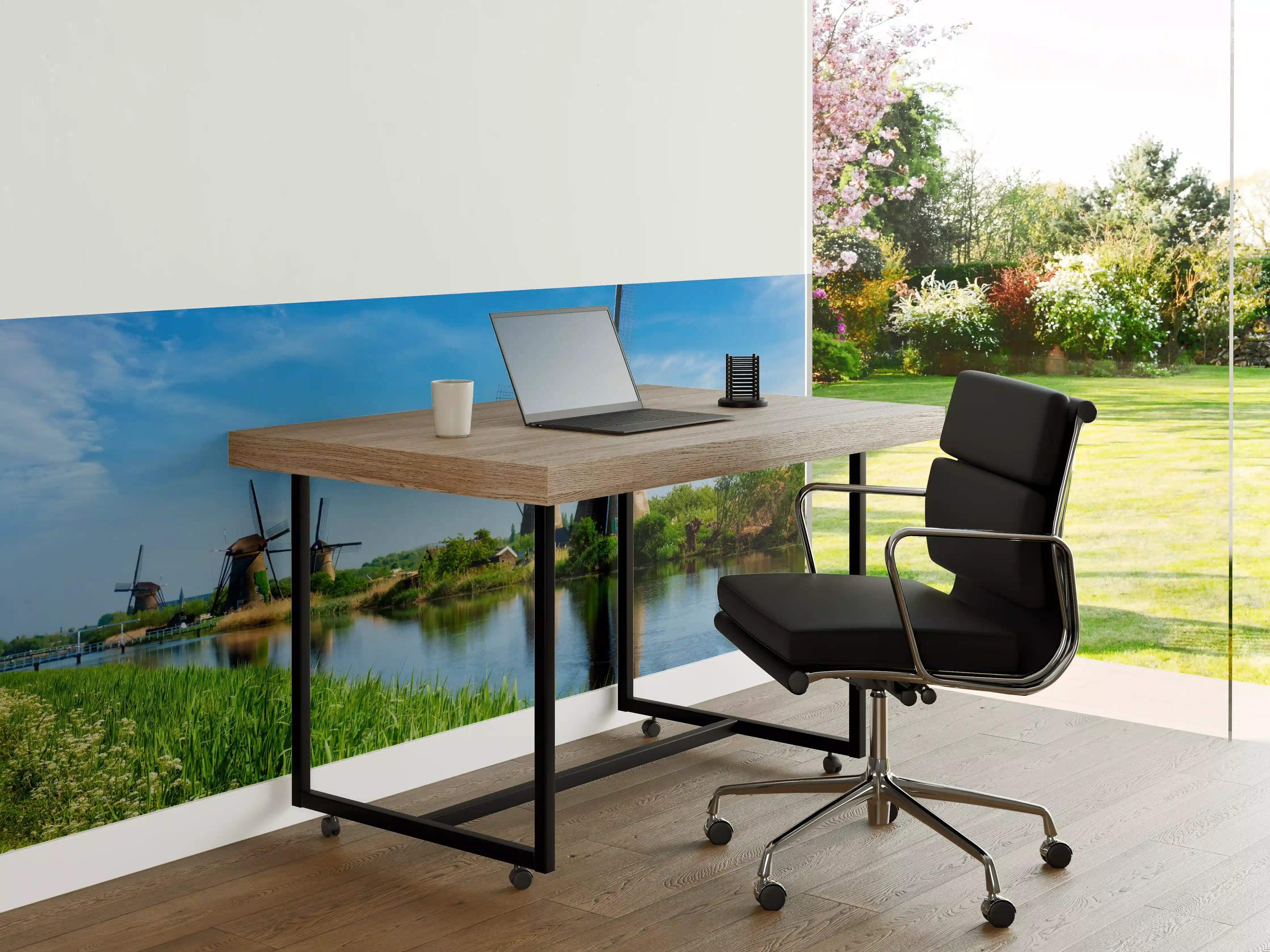 Büro Wandgestaltung - Windmühlen in Kinderdijk - Holland