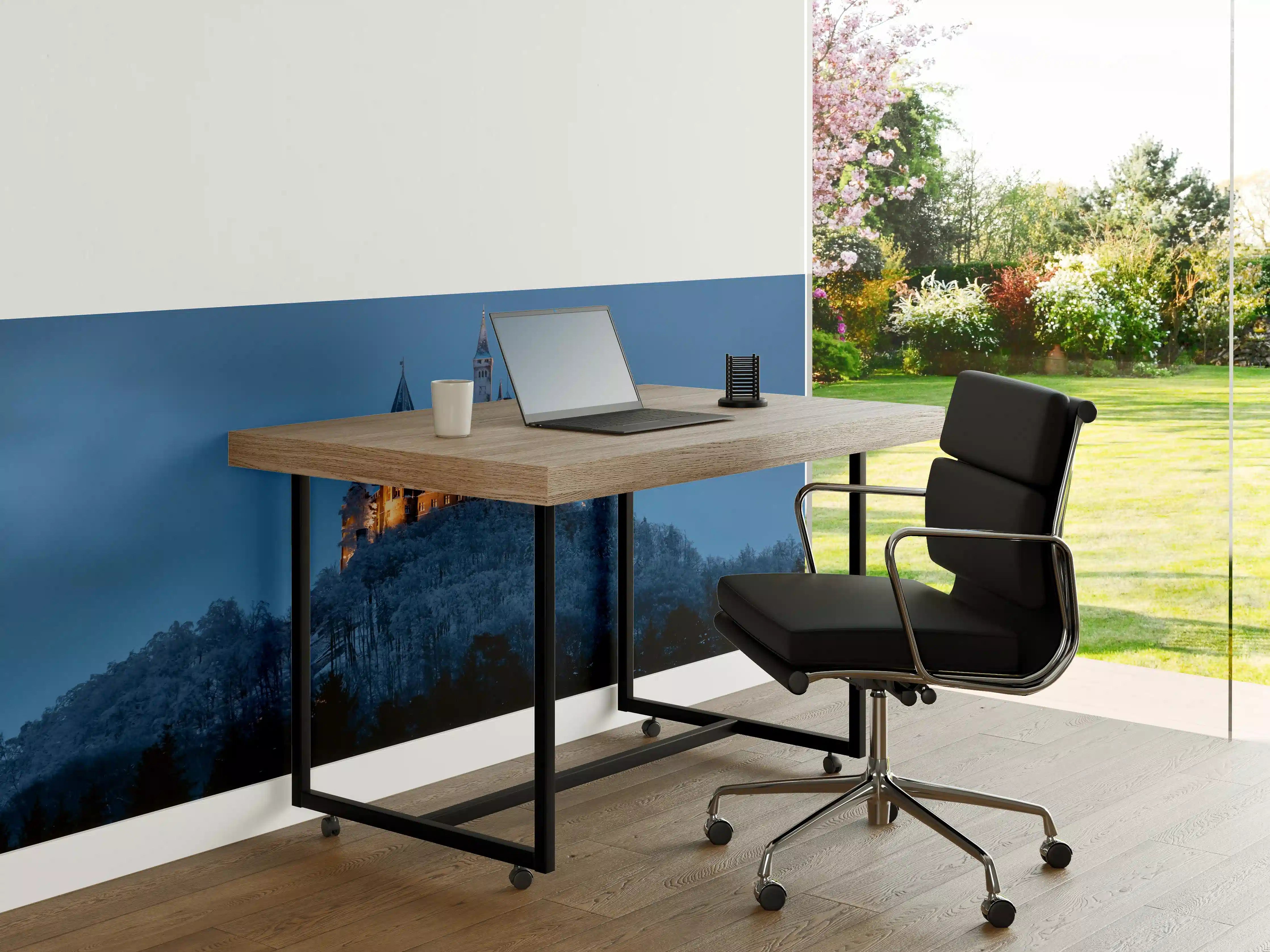 Büro Wandgestaltung - Winterliche Atmosphäre - Burg von Hohenzollern