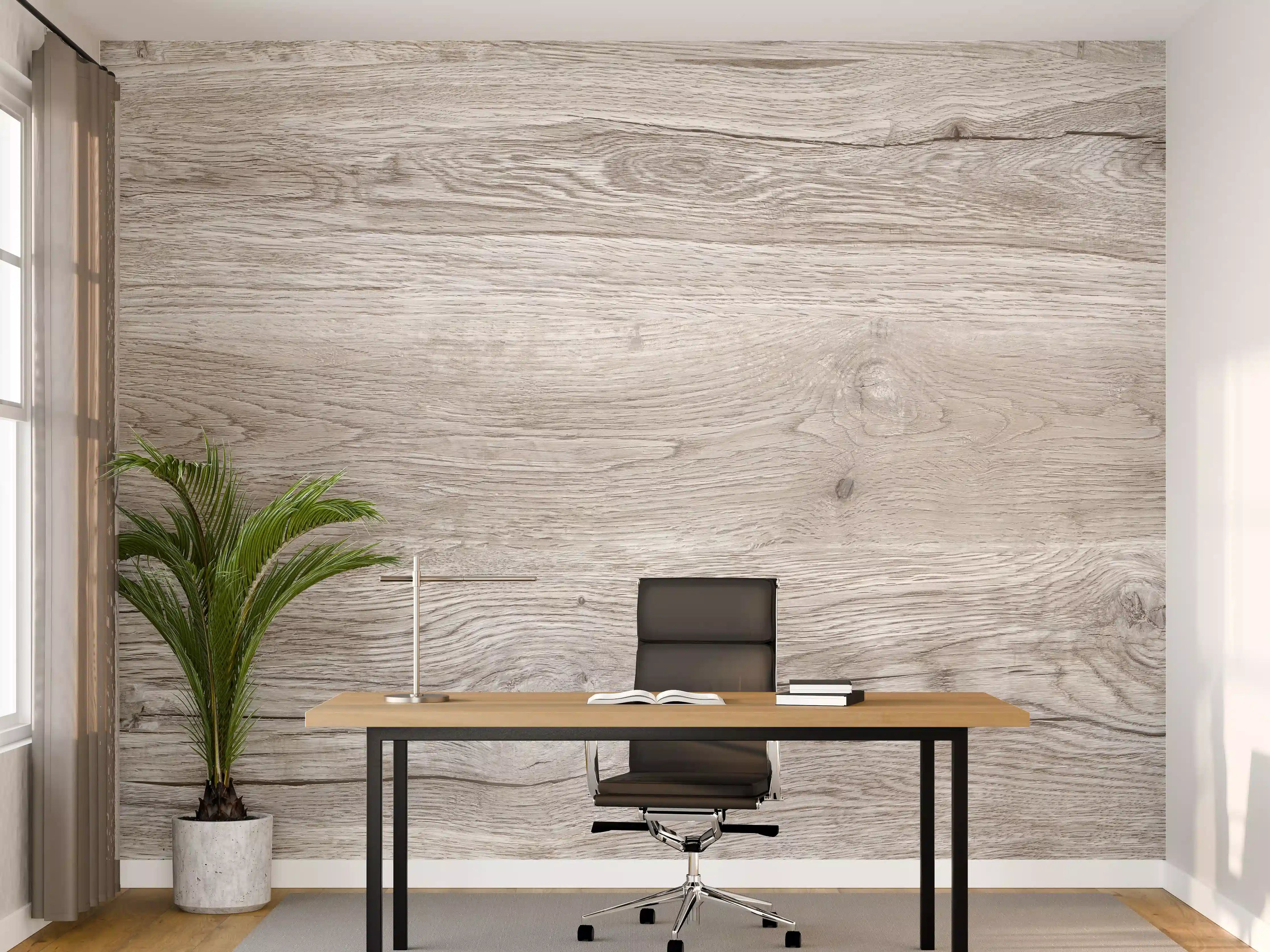 Büro Wandgestaltung - Wunderschöne Kiefernholz-struktur