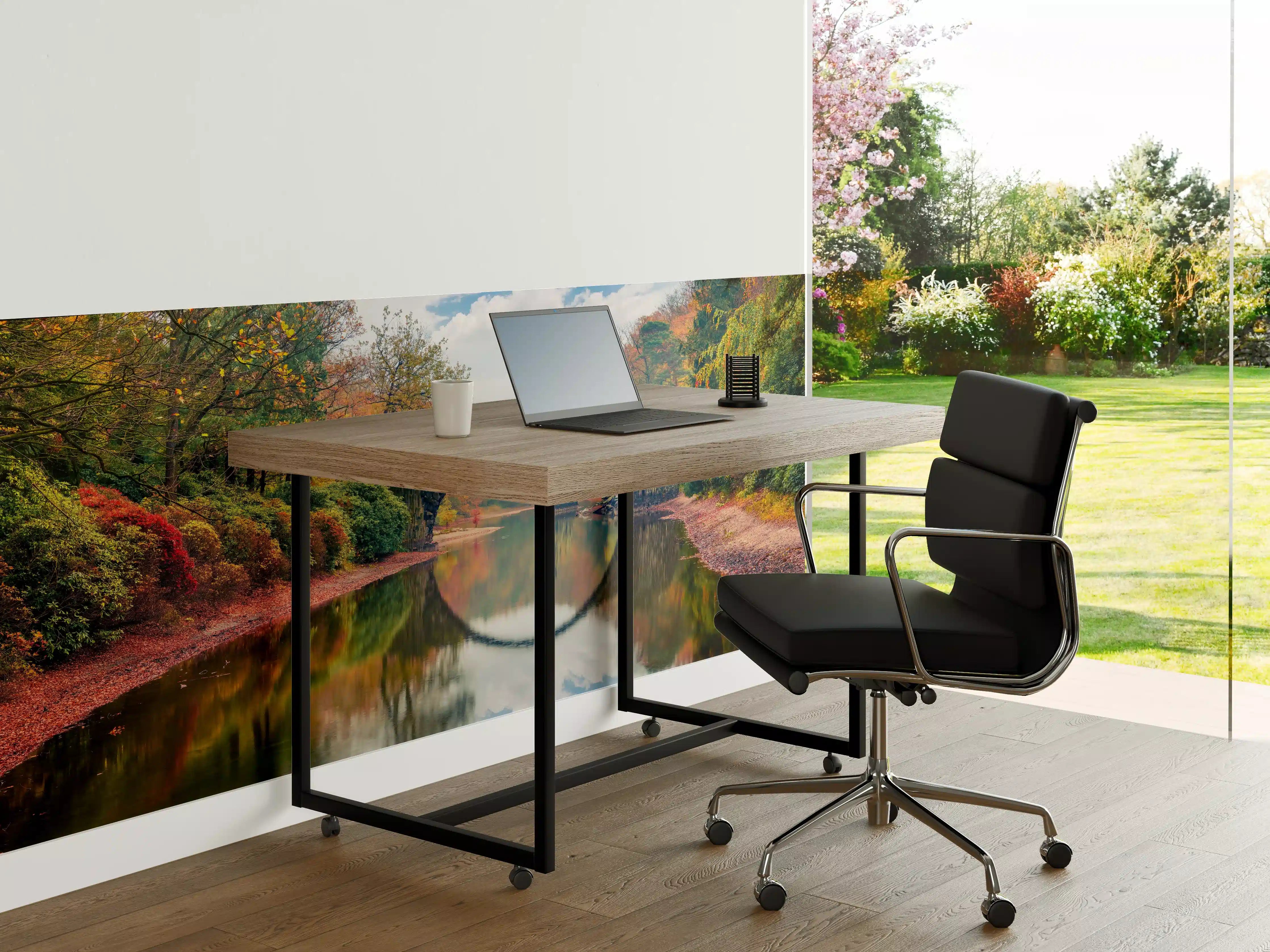 Büro Wandgestaltung - Wunderschöner Blick auf Azaleen