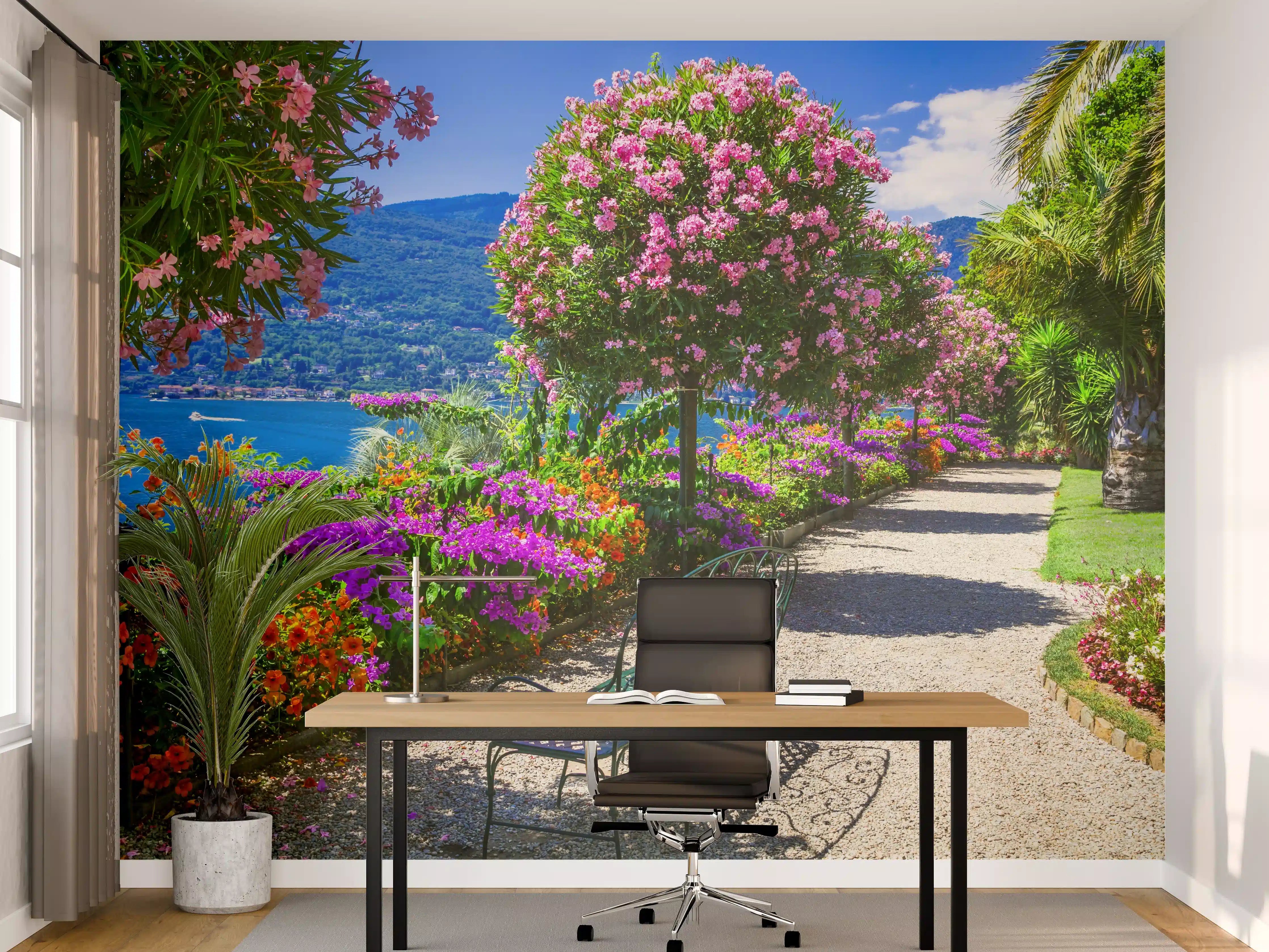 Büro Wandgestaltung - Wunderschöner Garten in Lago Maggiore