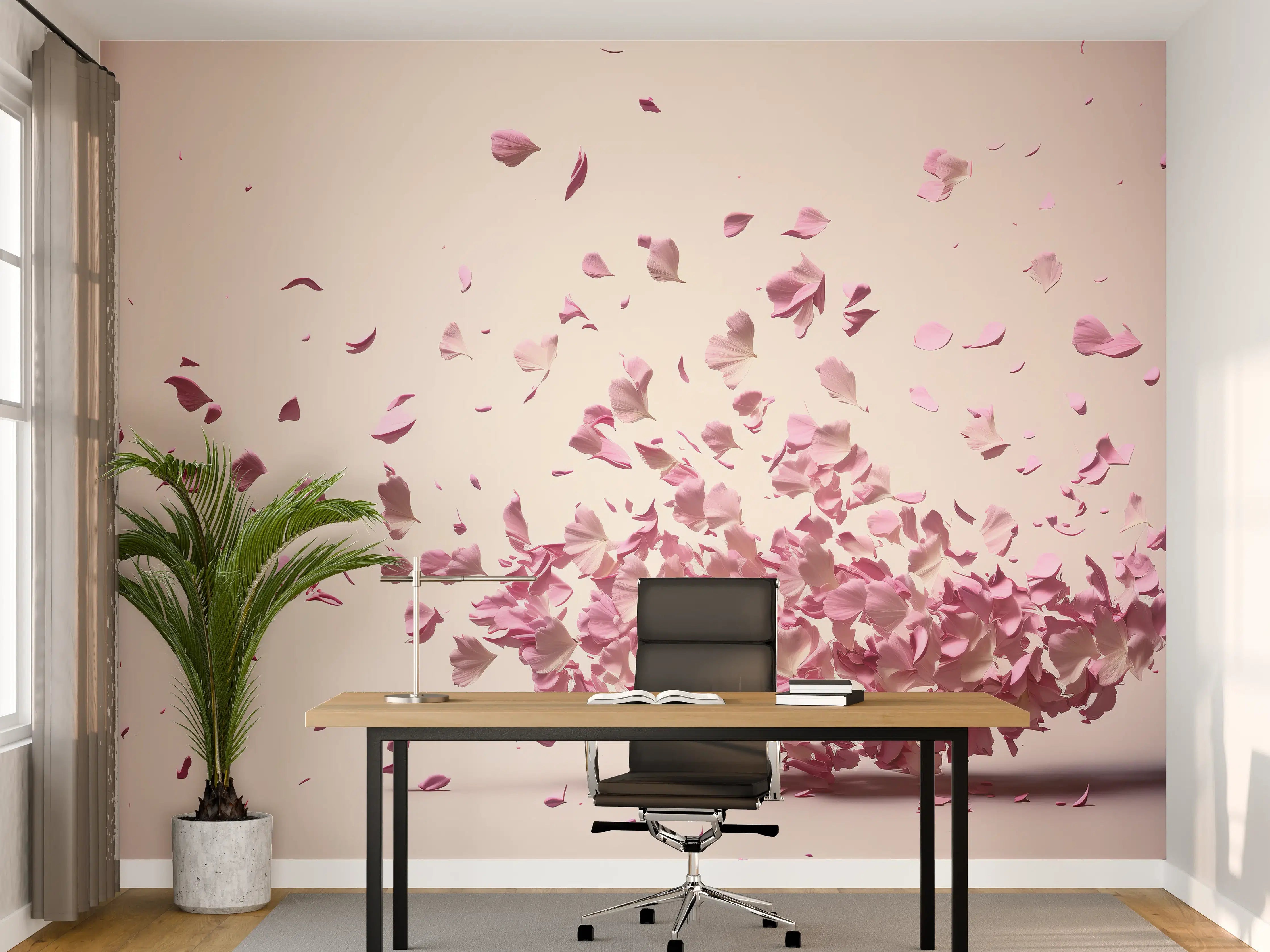 Büro Wandgestaltung - Zarte Sakura-Blütenpracht Explosion