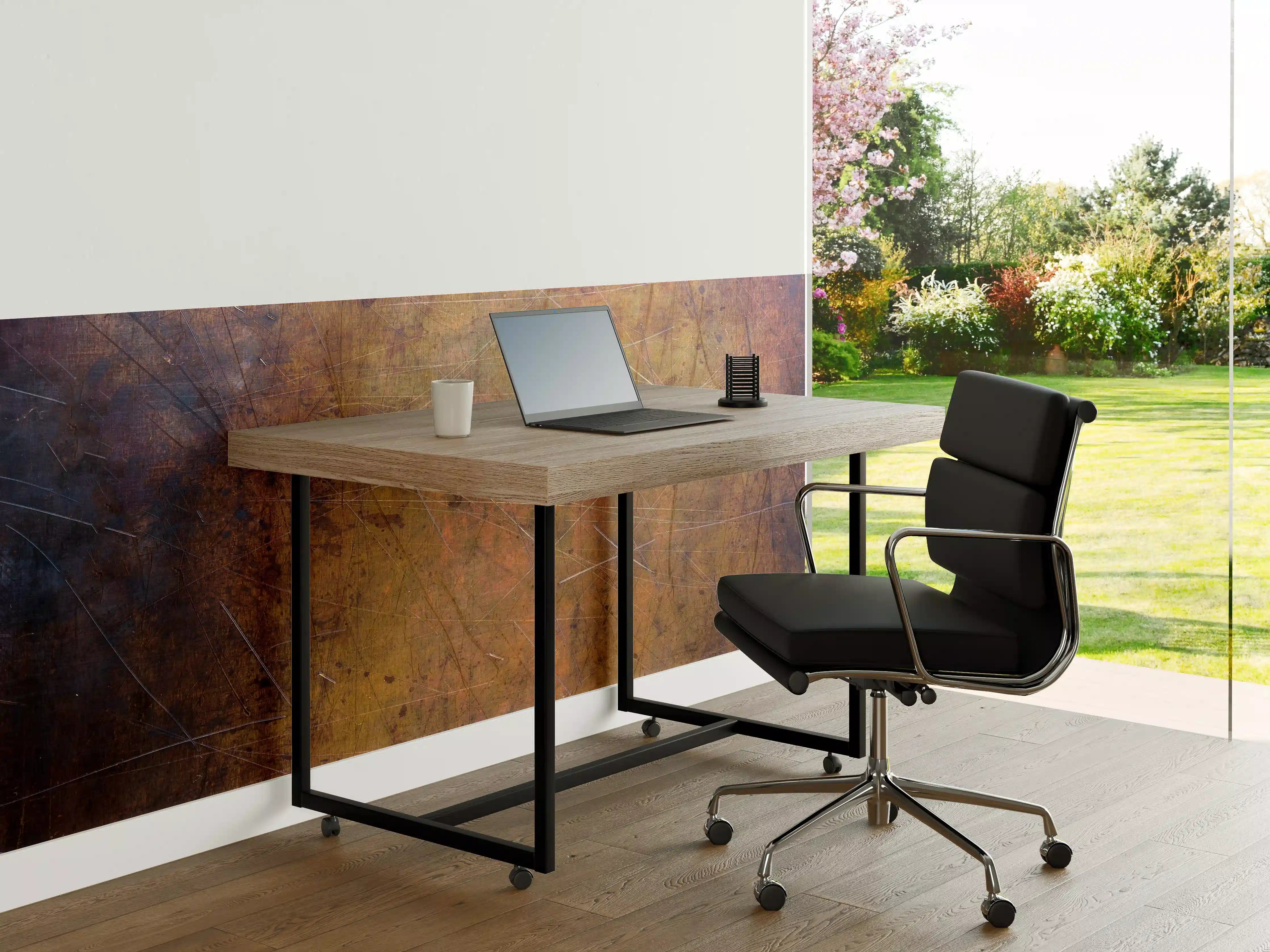 Büro Wandgestaltung - Zerkratzte Kupferplatte