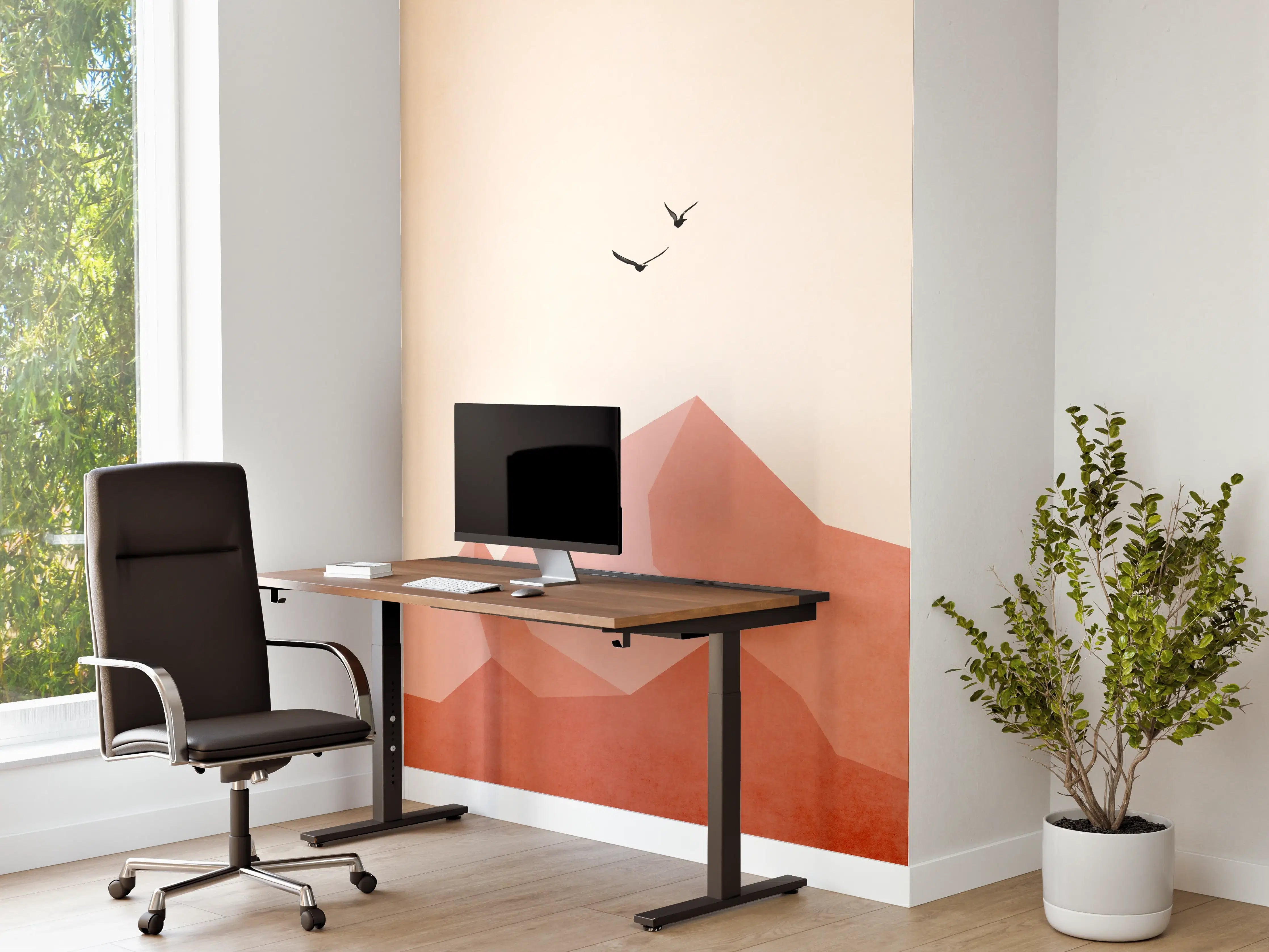 Büro Wandgestaltung - Zugspitze - Moderne Darstellung