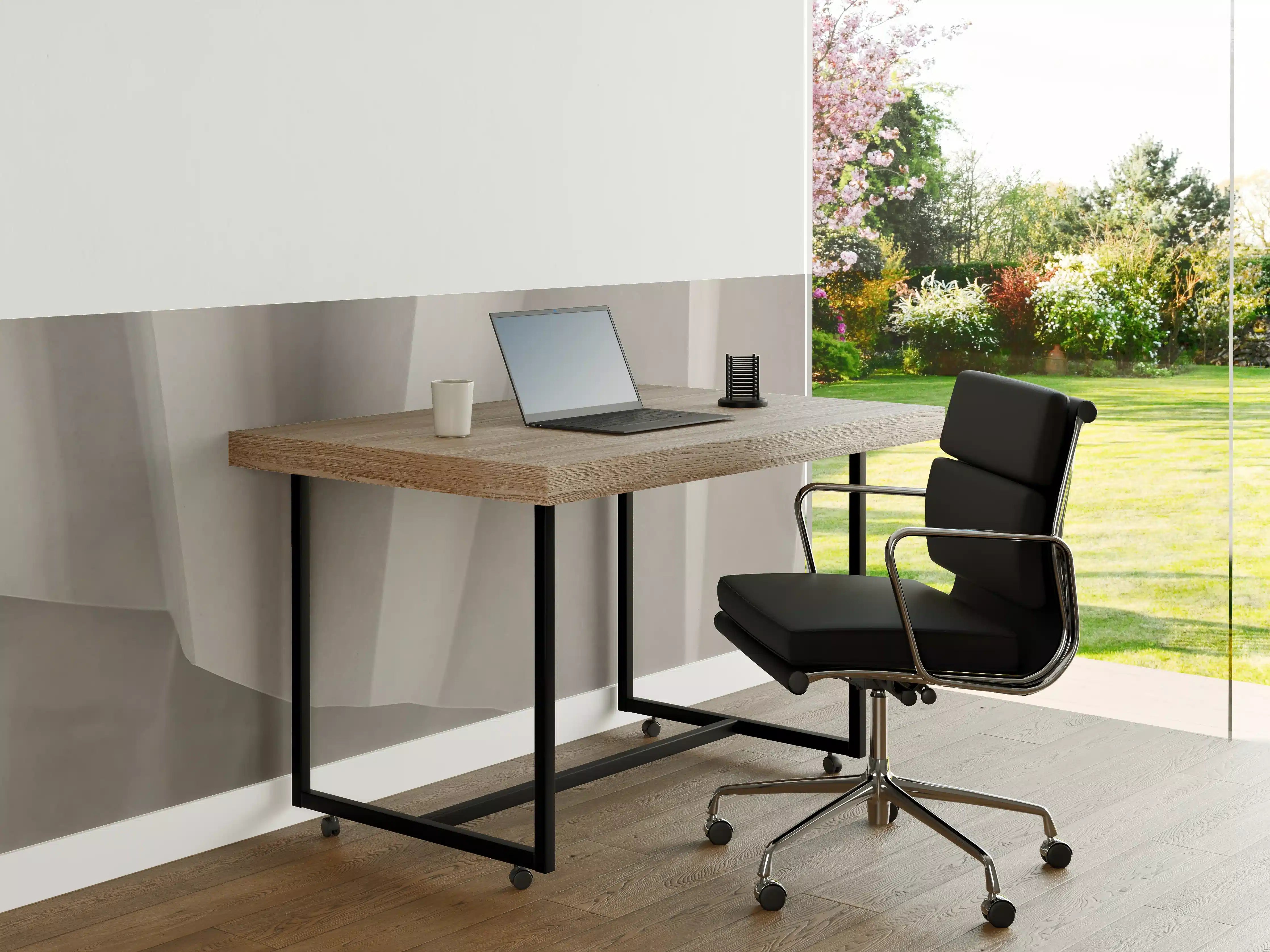 Büro Wandgestaltung - "Moderne graue Stofftasche mit minimalistischem Design"