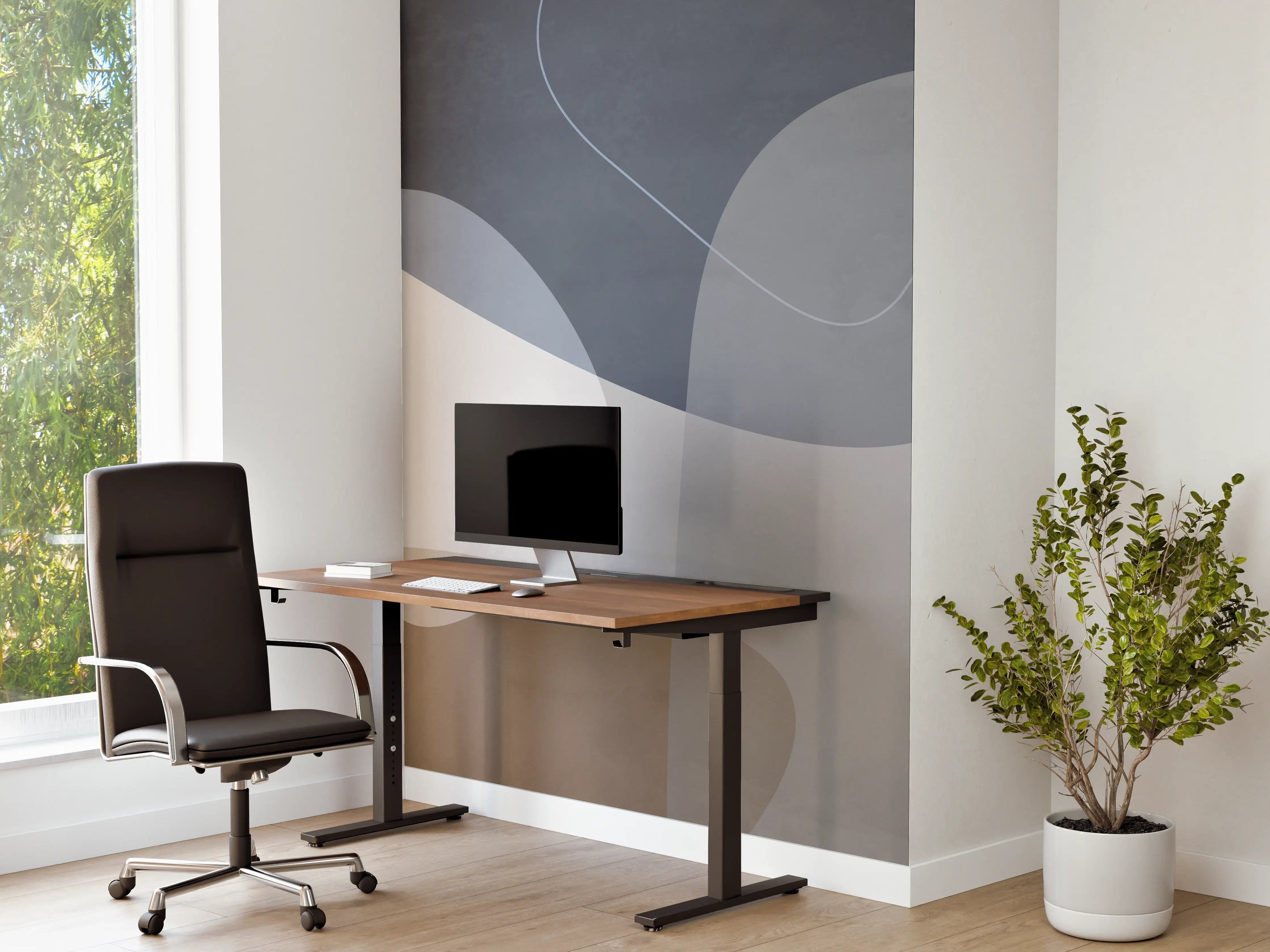 Büro Wandgestaltung - "Modische Damen-Herbstjacke mit abnehmbarer Kapuze, wasserdicht"