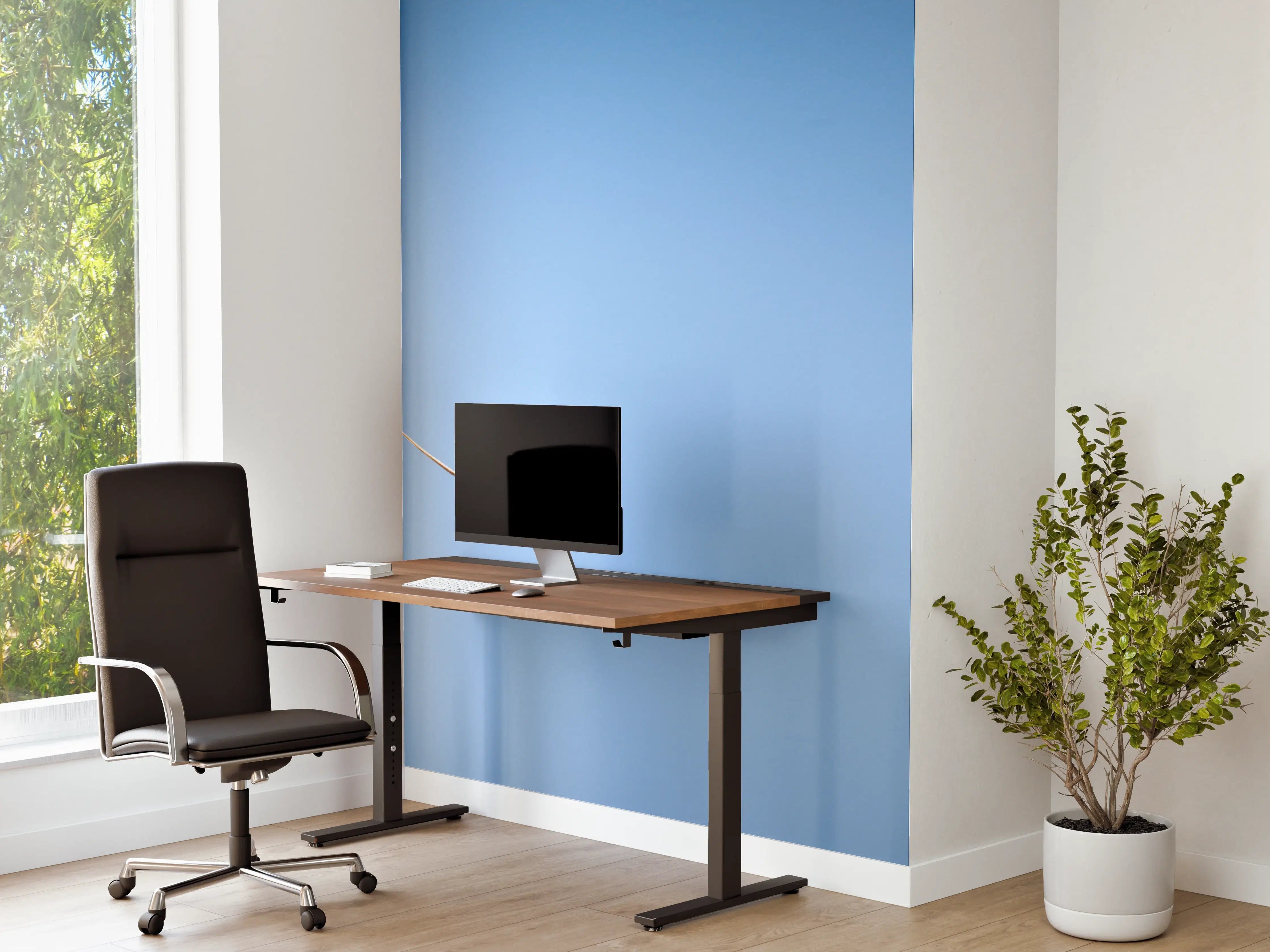 Büro Wandgestaltung - fliegende Löwenzahnsamen im Wind