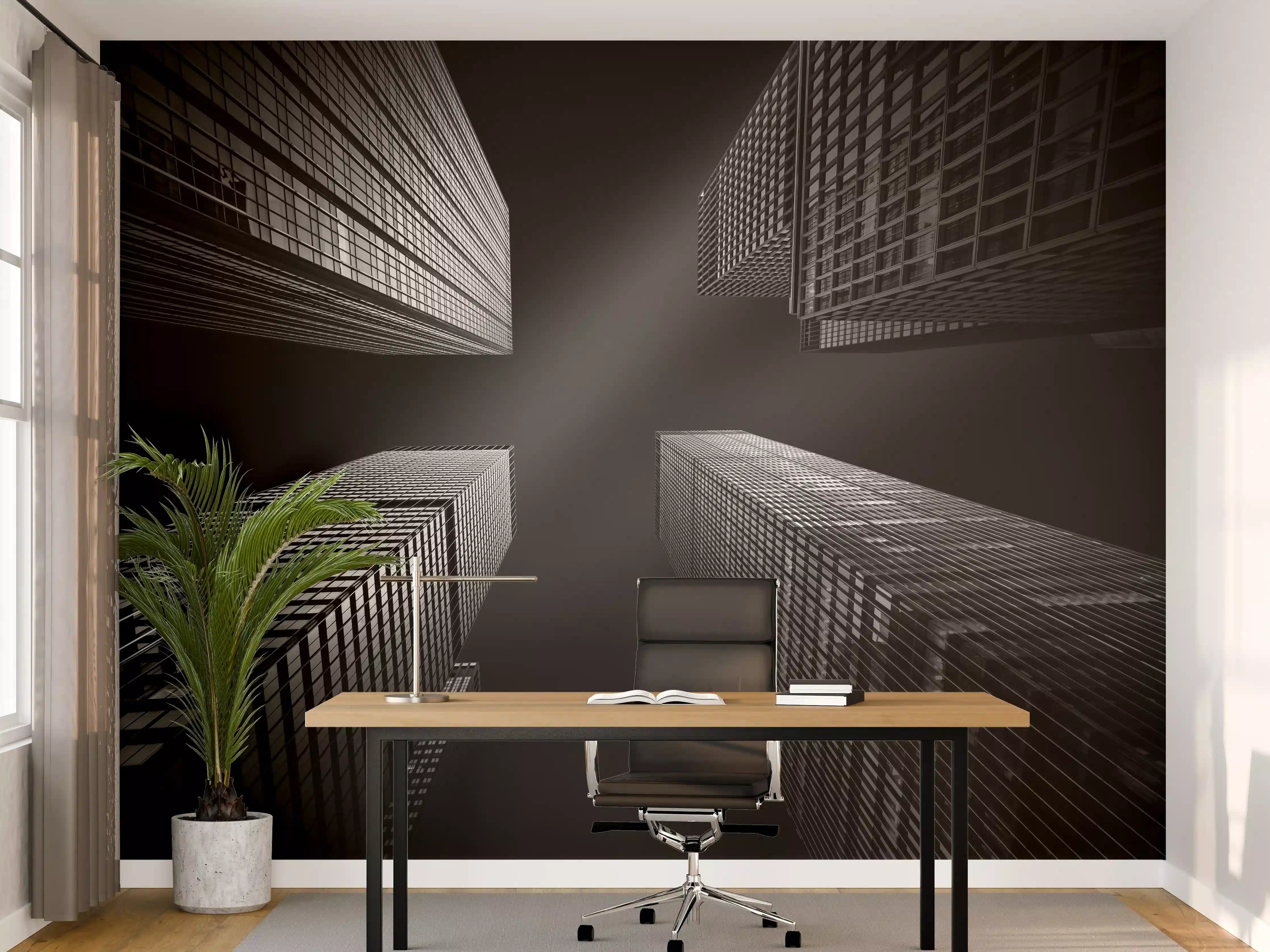 Büro Wandgestaltung - gewaltige Hochhäuser von NY