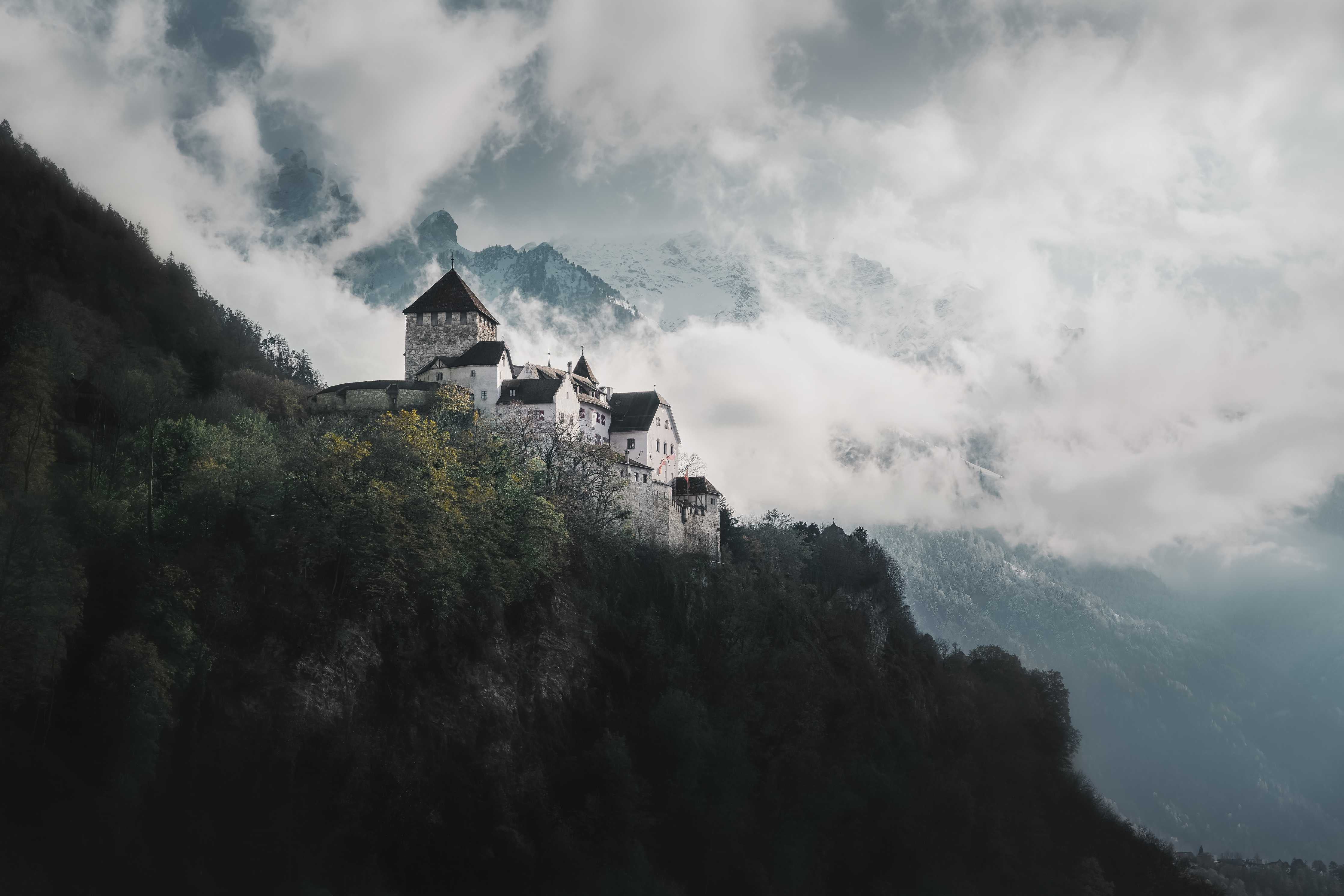 Büro Wandgestaltung-herausragendes Schloss Vaduz
