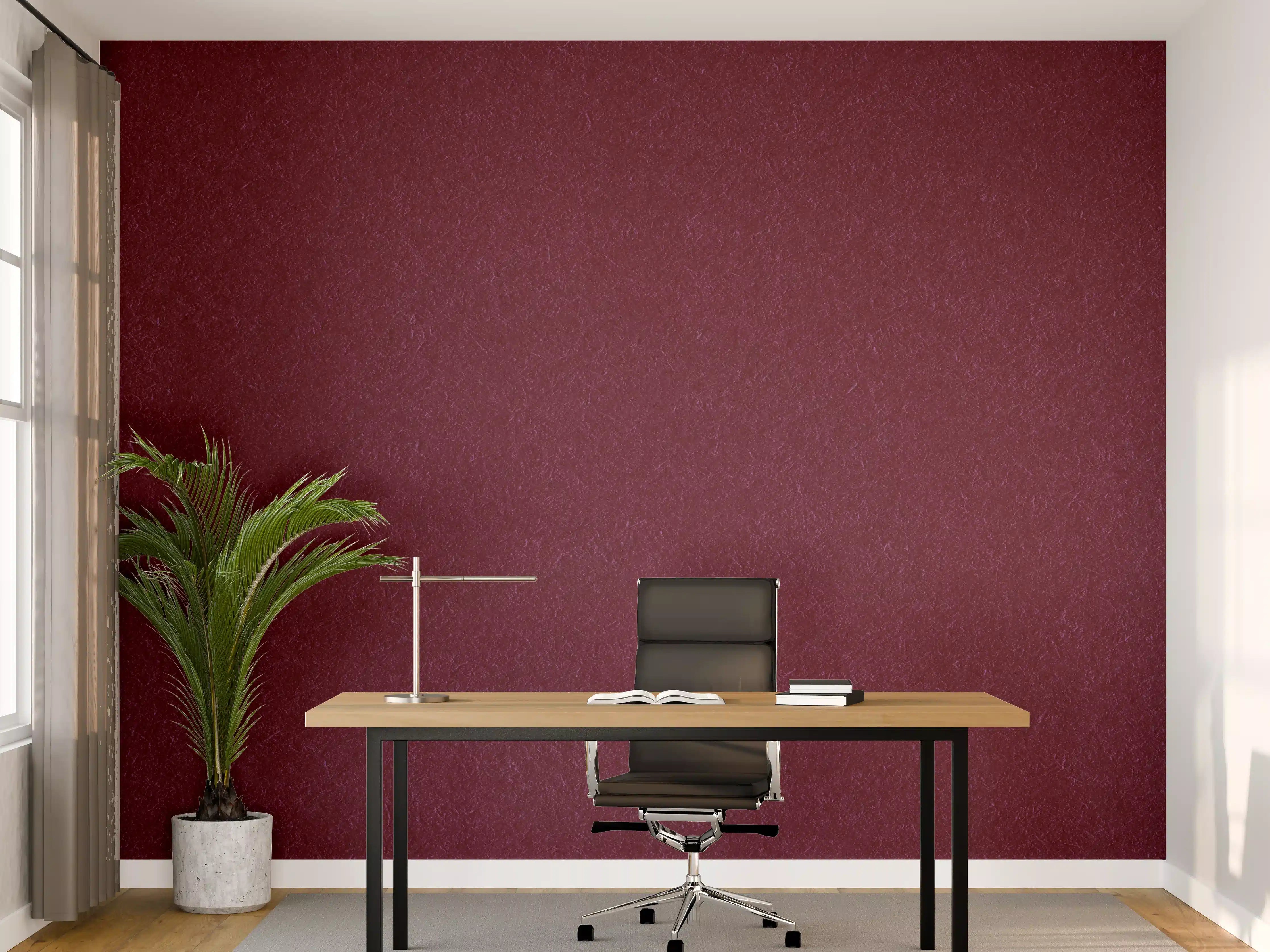 Büro Wandgestaltung - traditionelle rötliches Papier