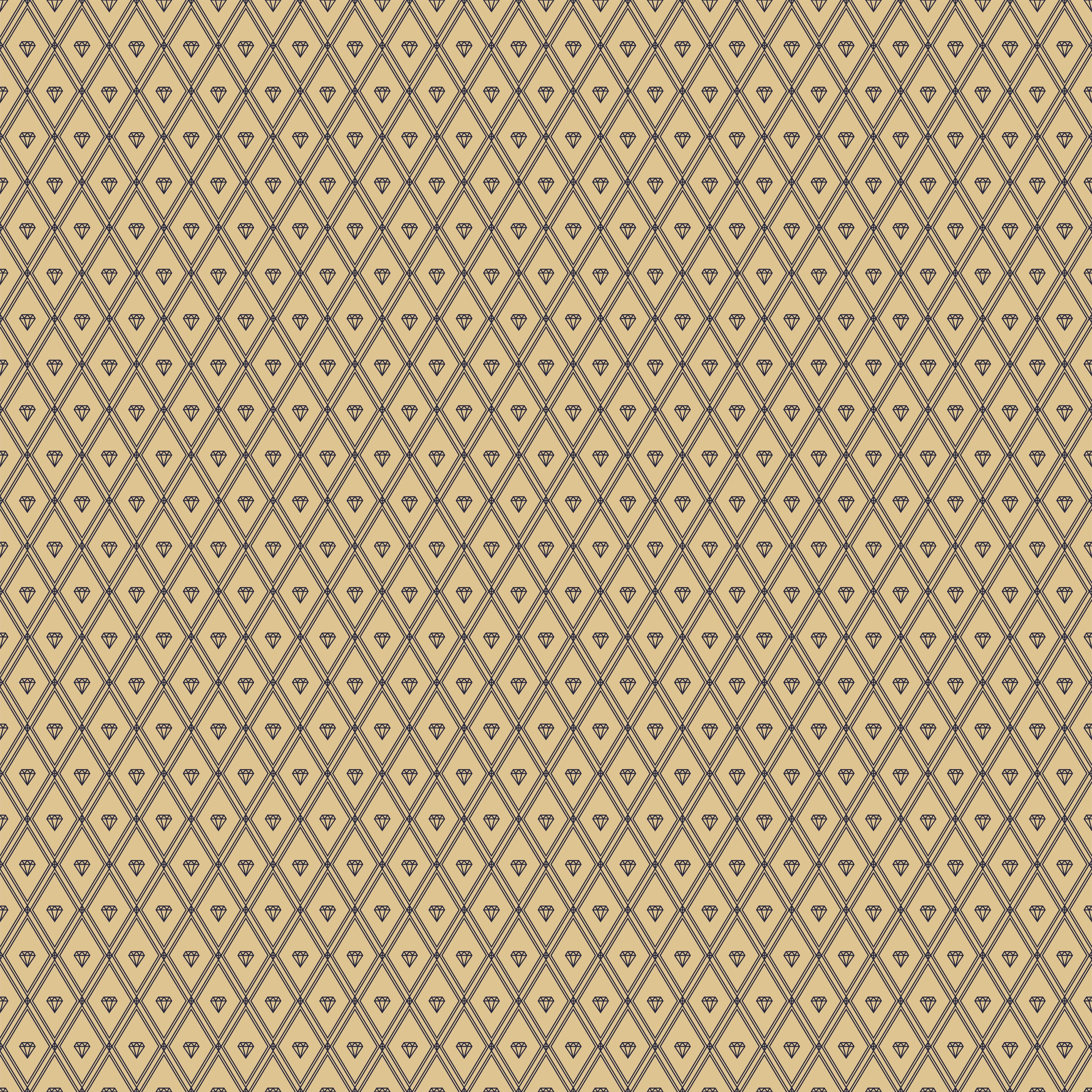 Duschrückwand-Beige Diamantenmuster Textiloptik Tapete