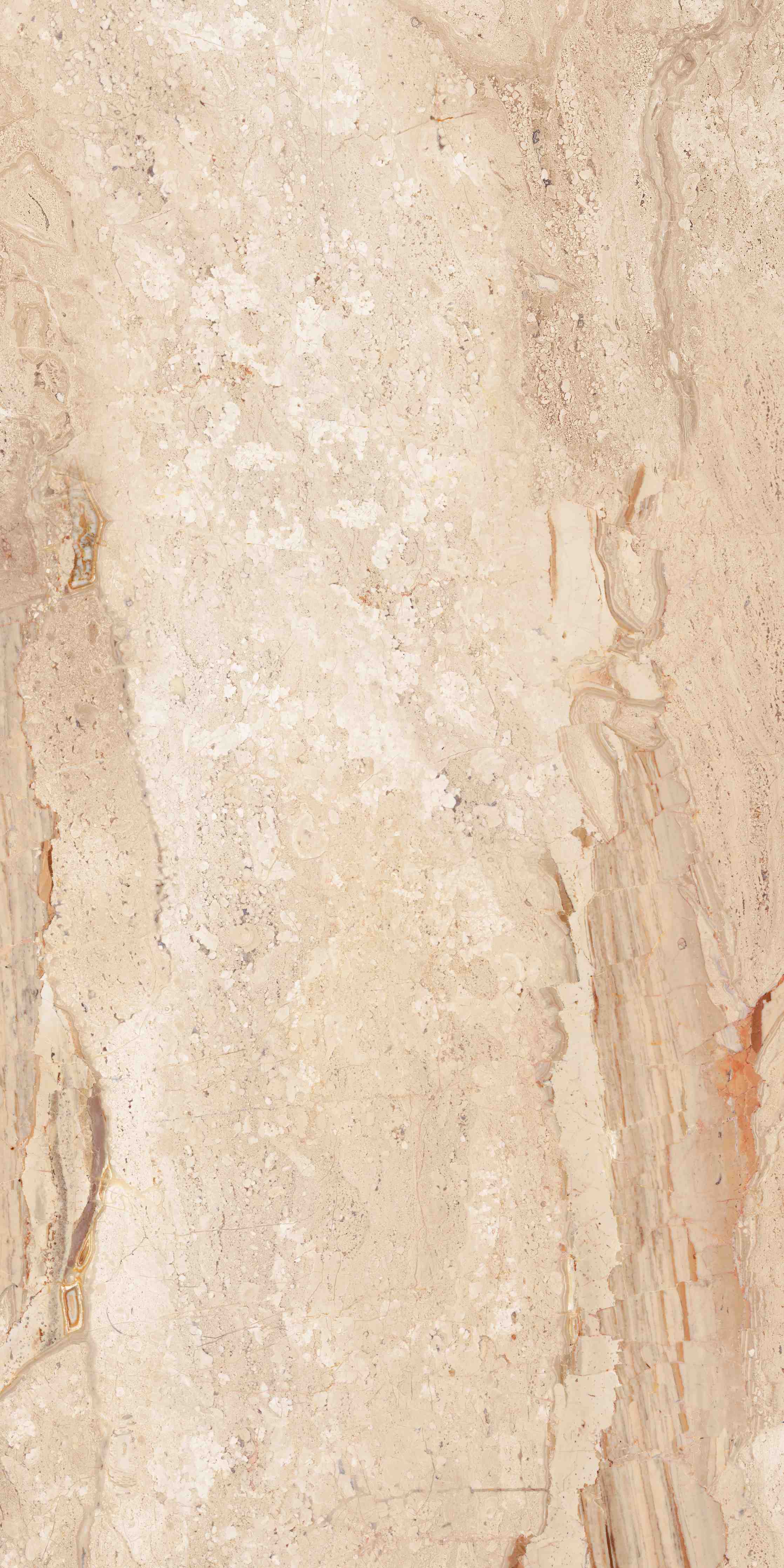 Duschrückwand-Beige Travertin Steinoptik