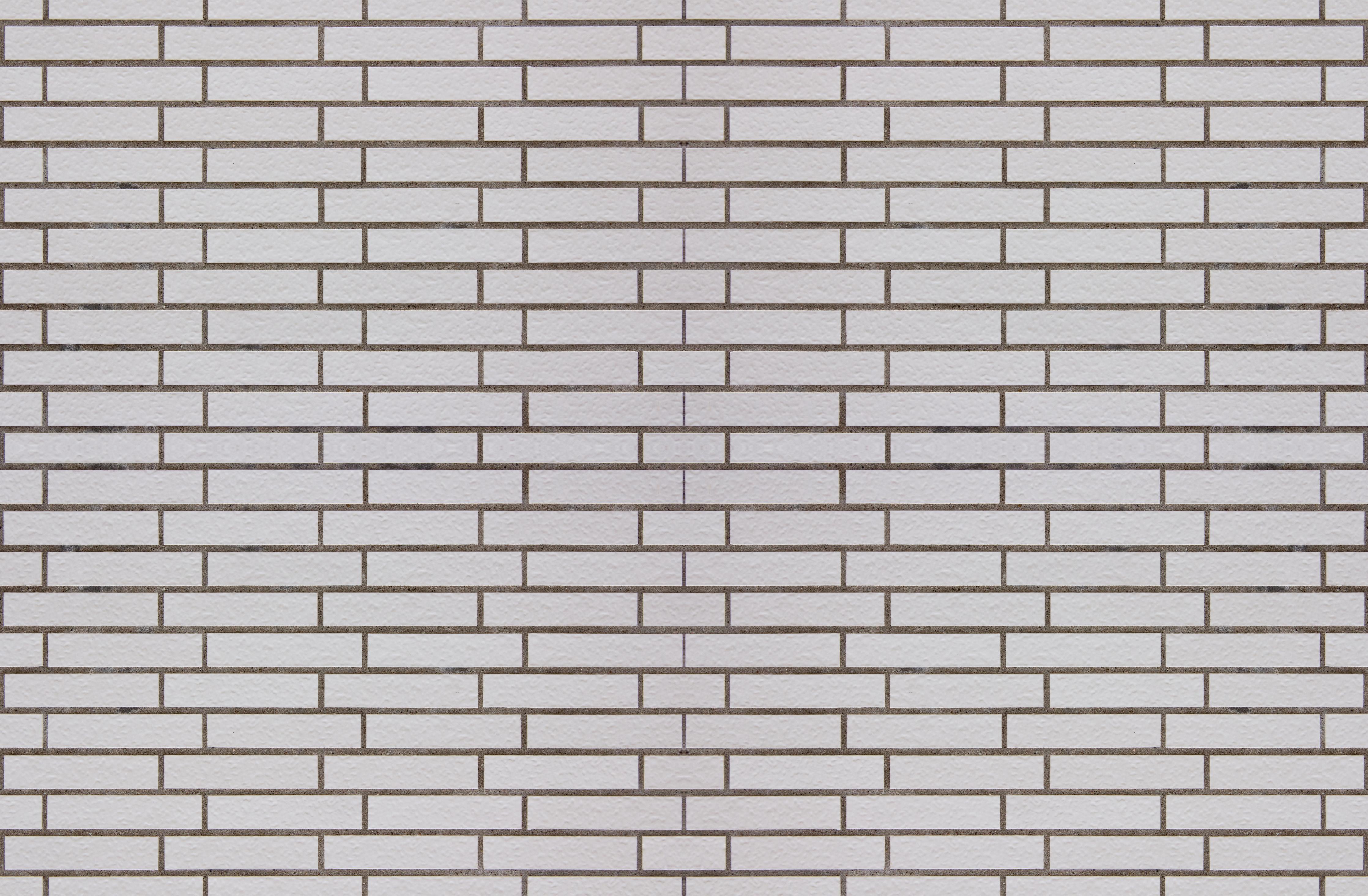 Duschrückwand-Weiß-Brauner Backsteinmauer