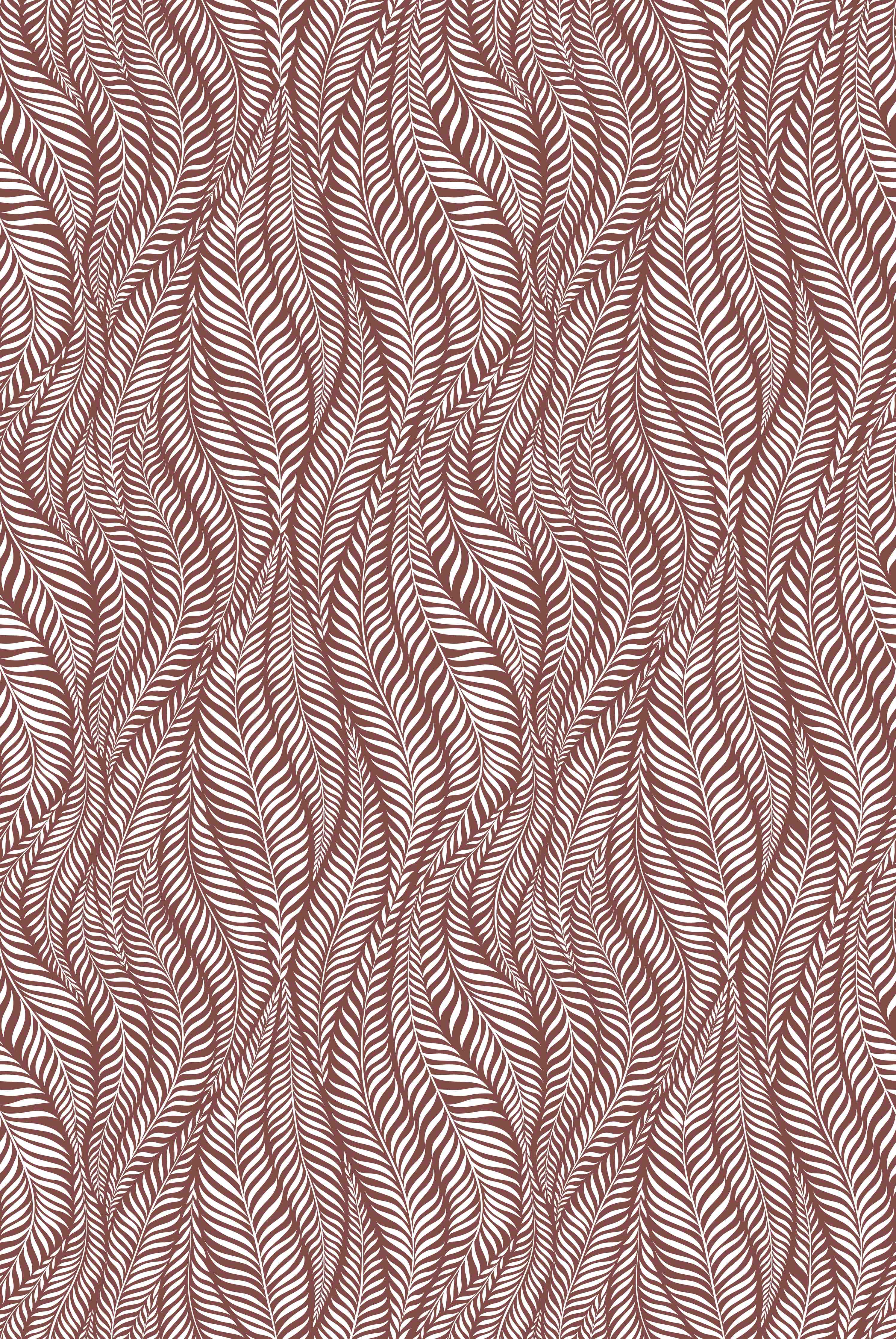 Duschrückwand-Elegante Blattmuster in Rot und Weiß