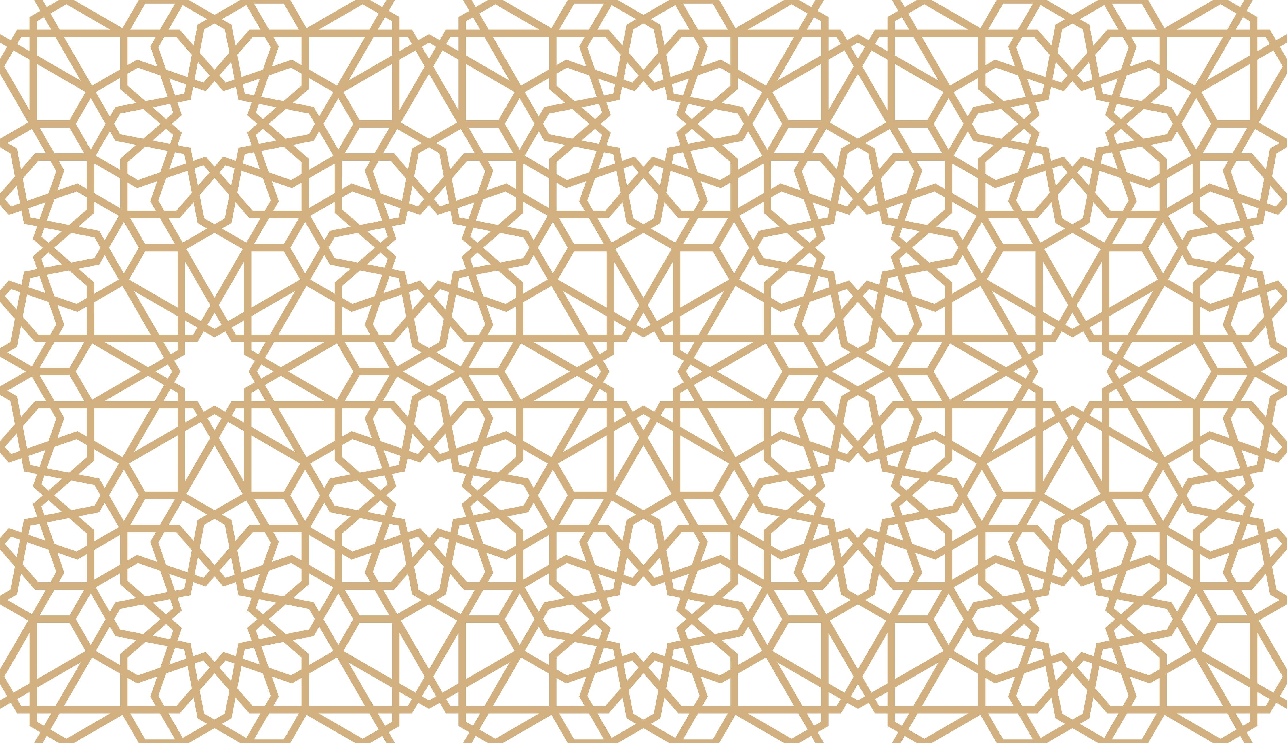 Duschrückwand-Elegantes Arabesken Design in Gold und Weiß