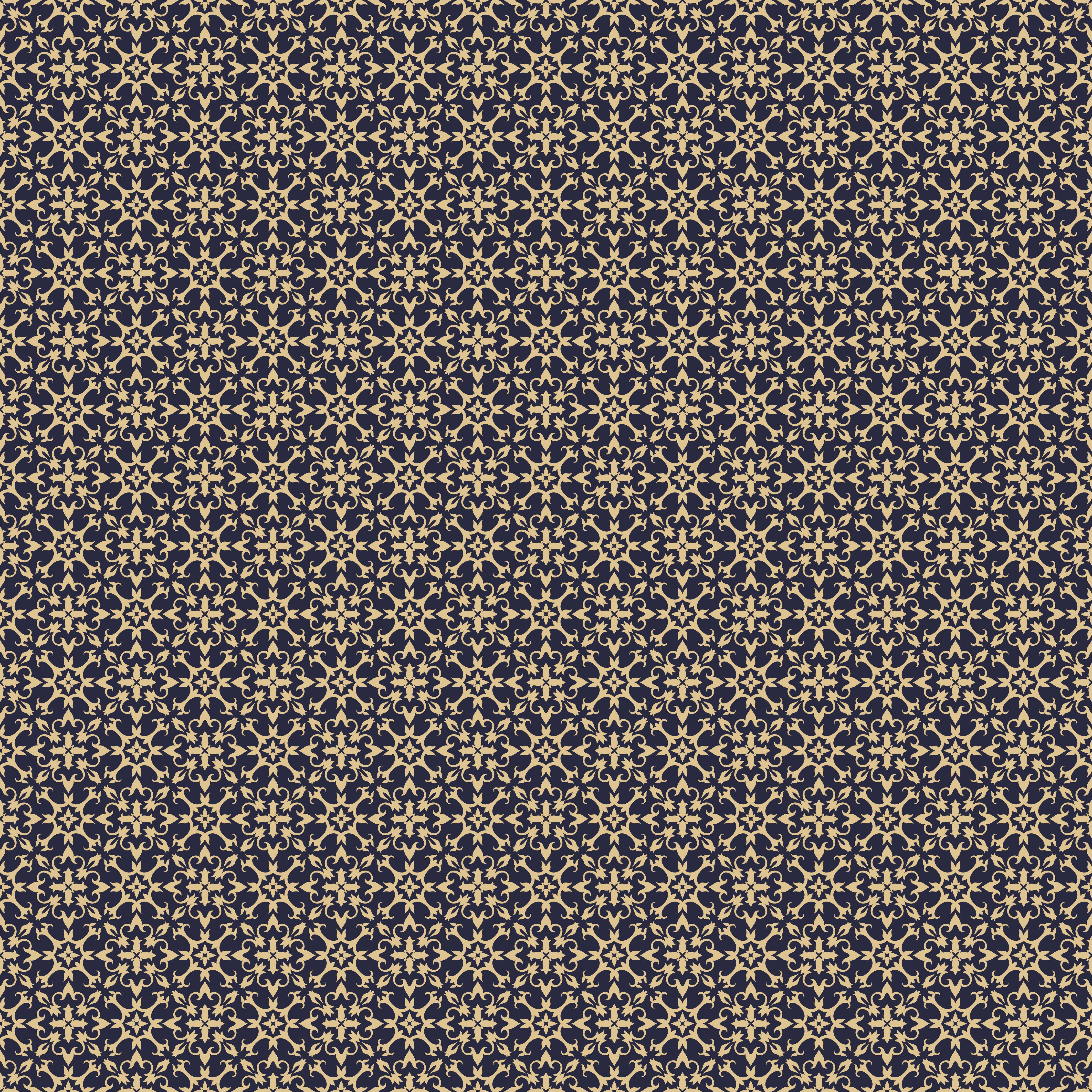 Duschrückwand-Elegantes Muster Dunkelblau mit goldenen Akzenten