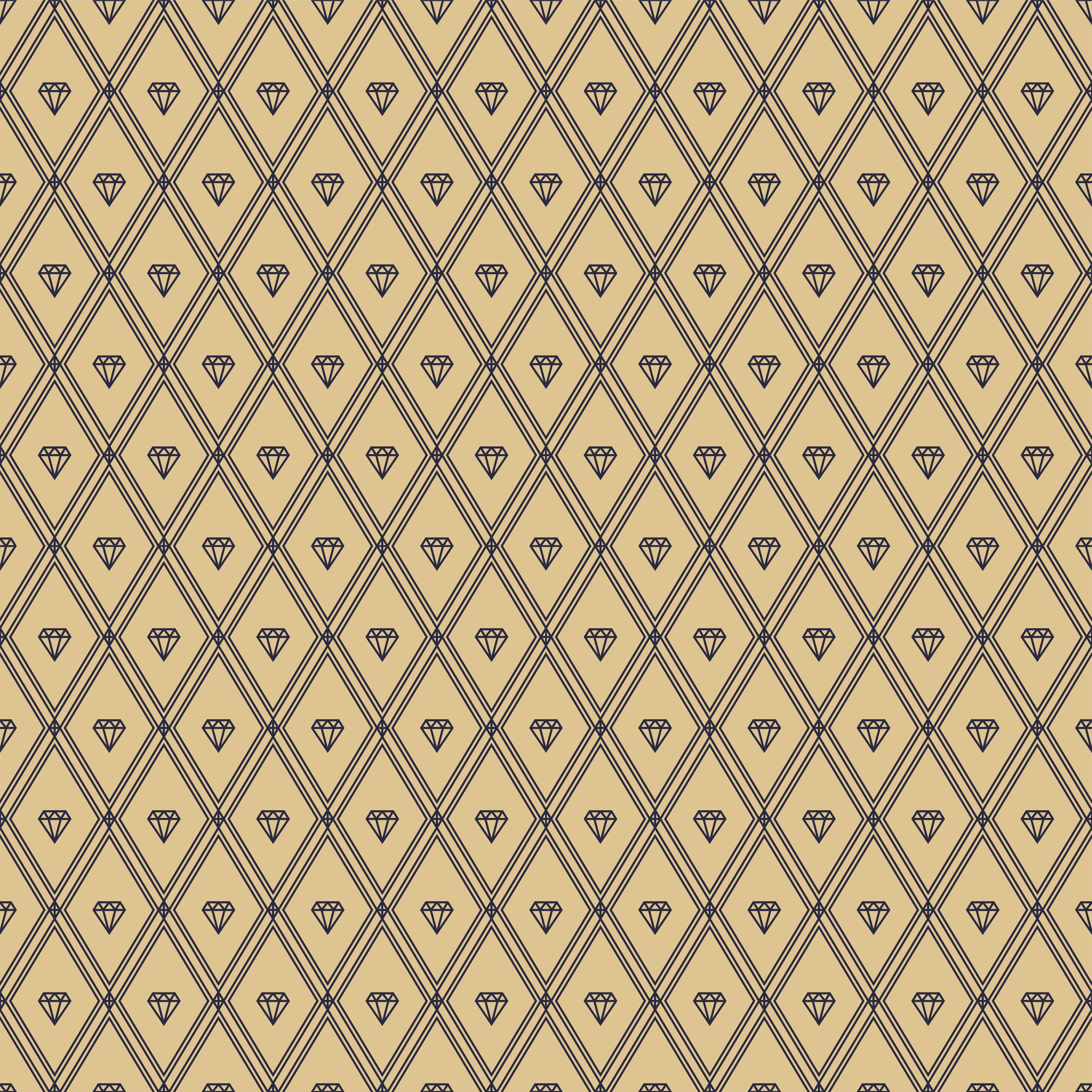 Duschrückwand-Elegantes beige Diamantmuster für Dekor