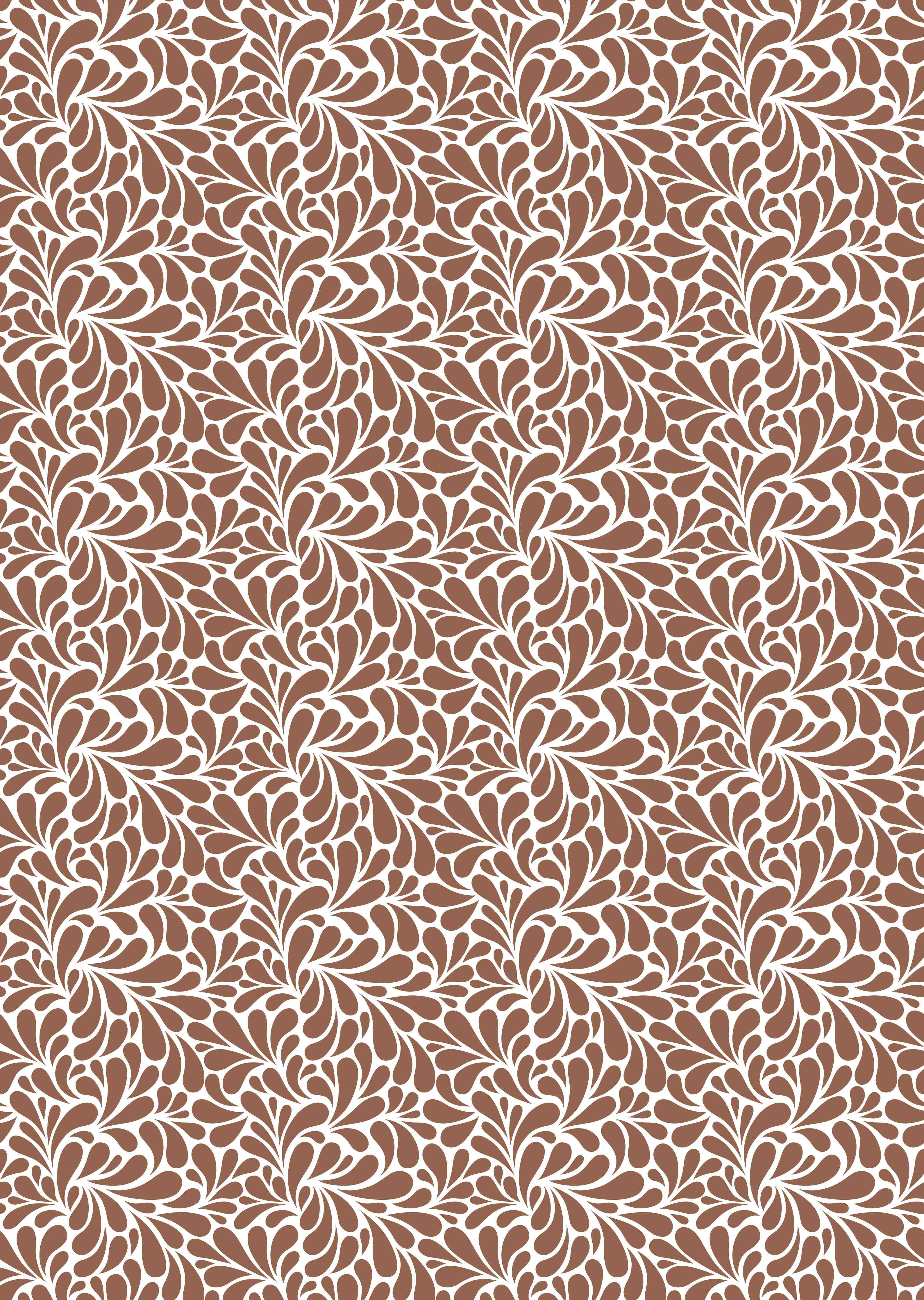 Duschrückwand-Elegantes braunes Blumenmuster
