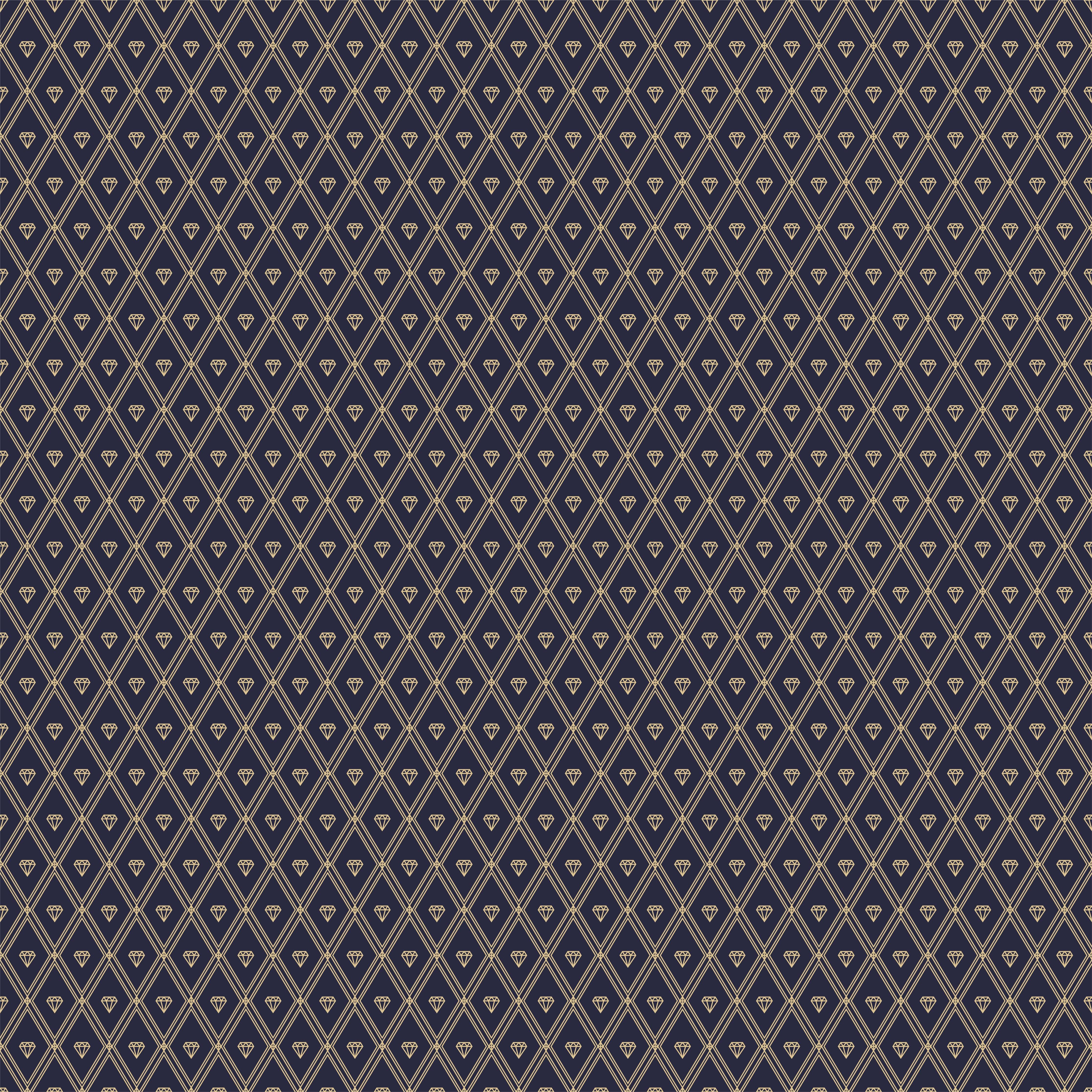 Duschrückwand-Geometrisches Design Dunkelblauer Rauten-Muster