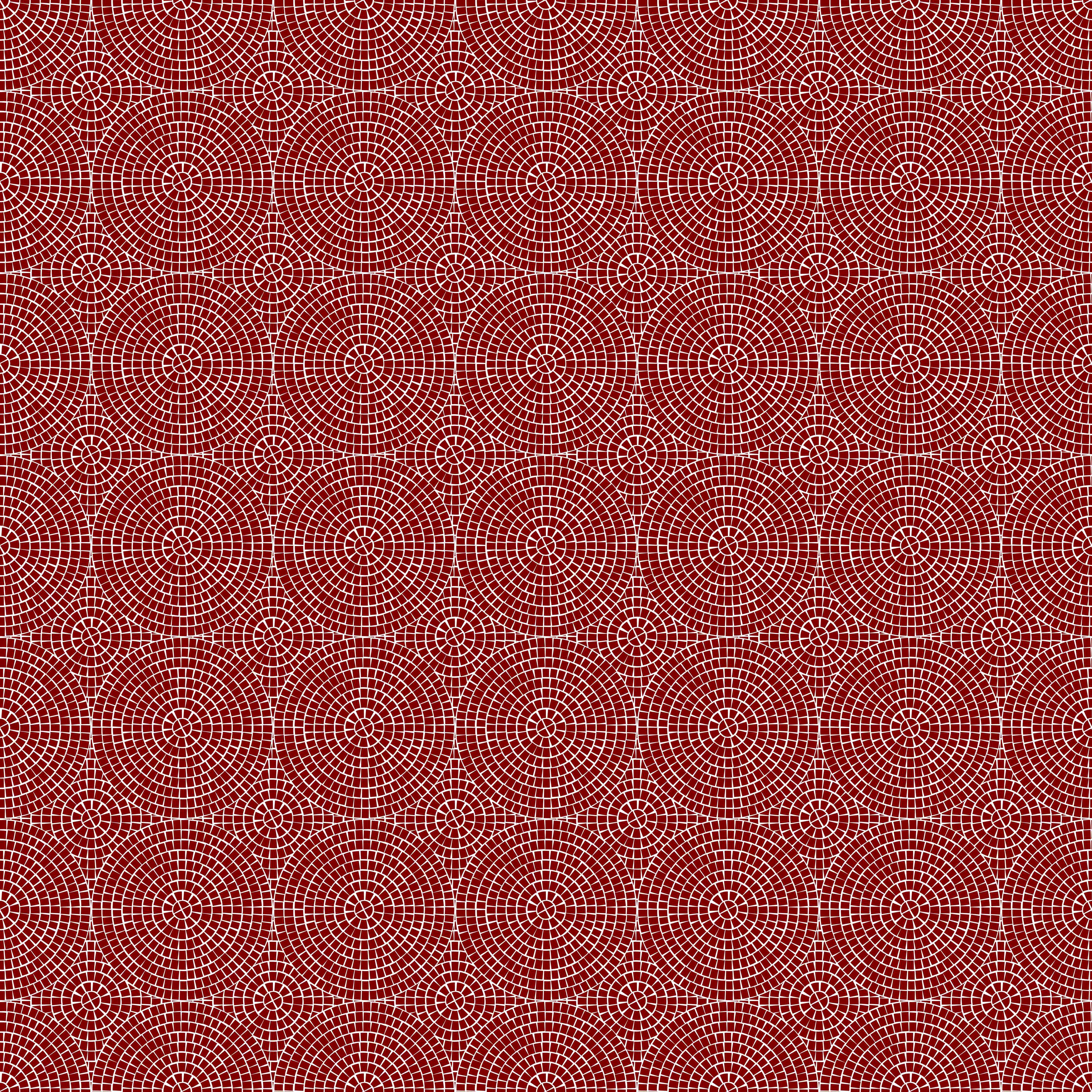Duschrückwand-Geometrisches Kreisdesign in Rot