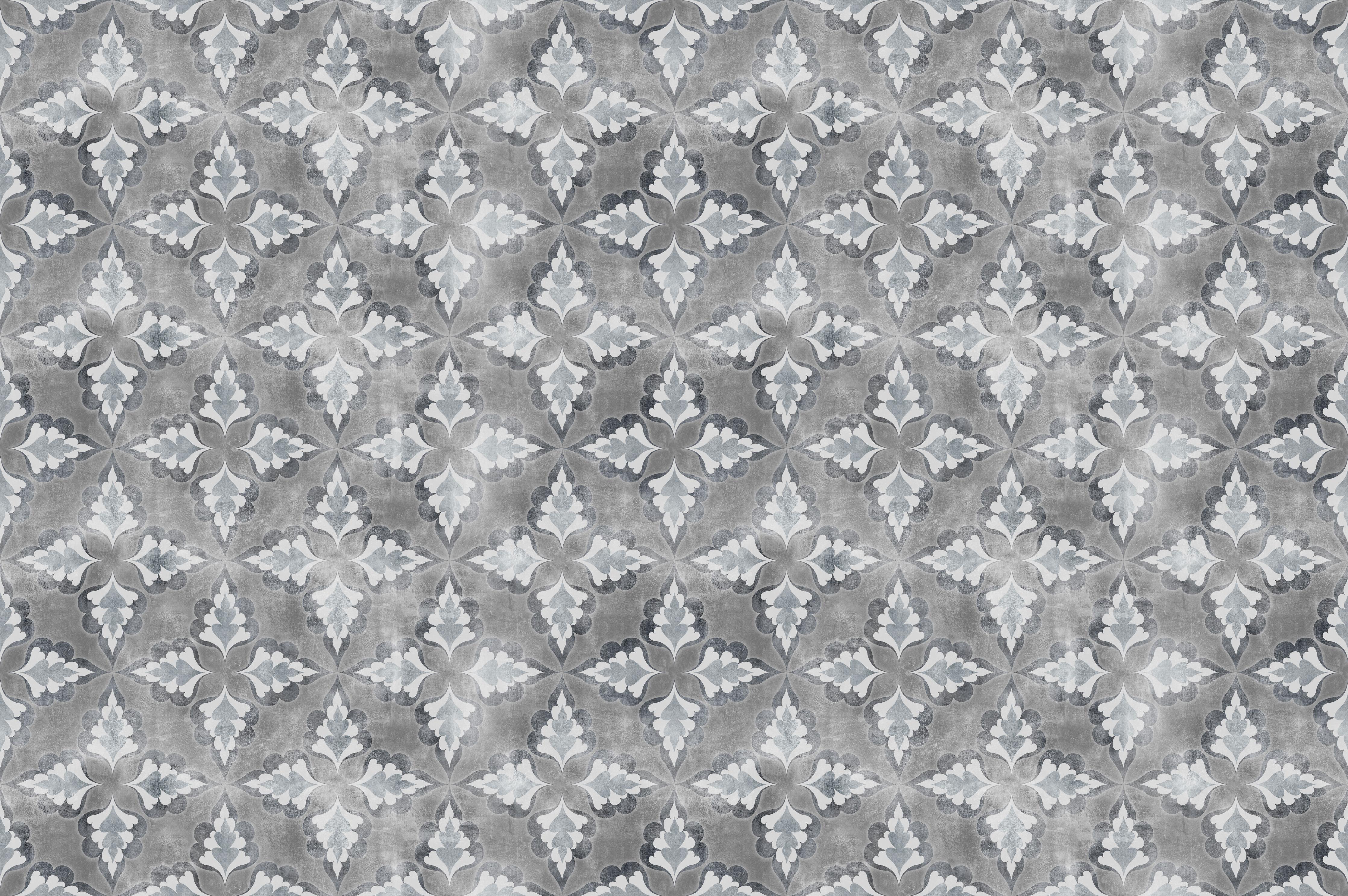 Duschrückwand-Grafisches Weiß und Grau Designer-Muster