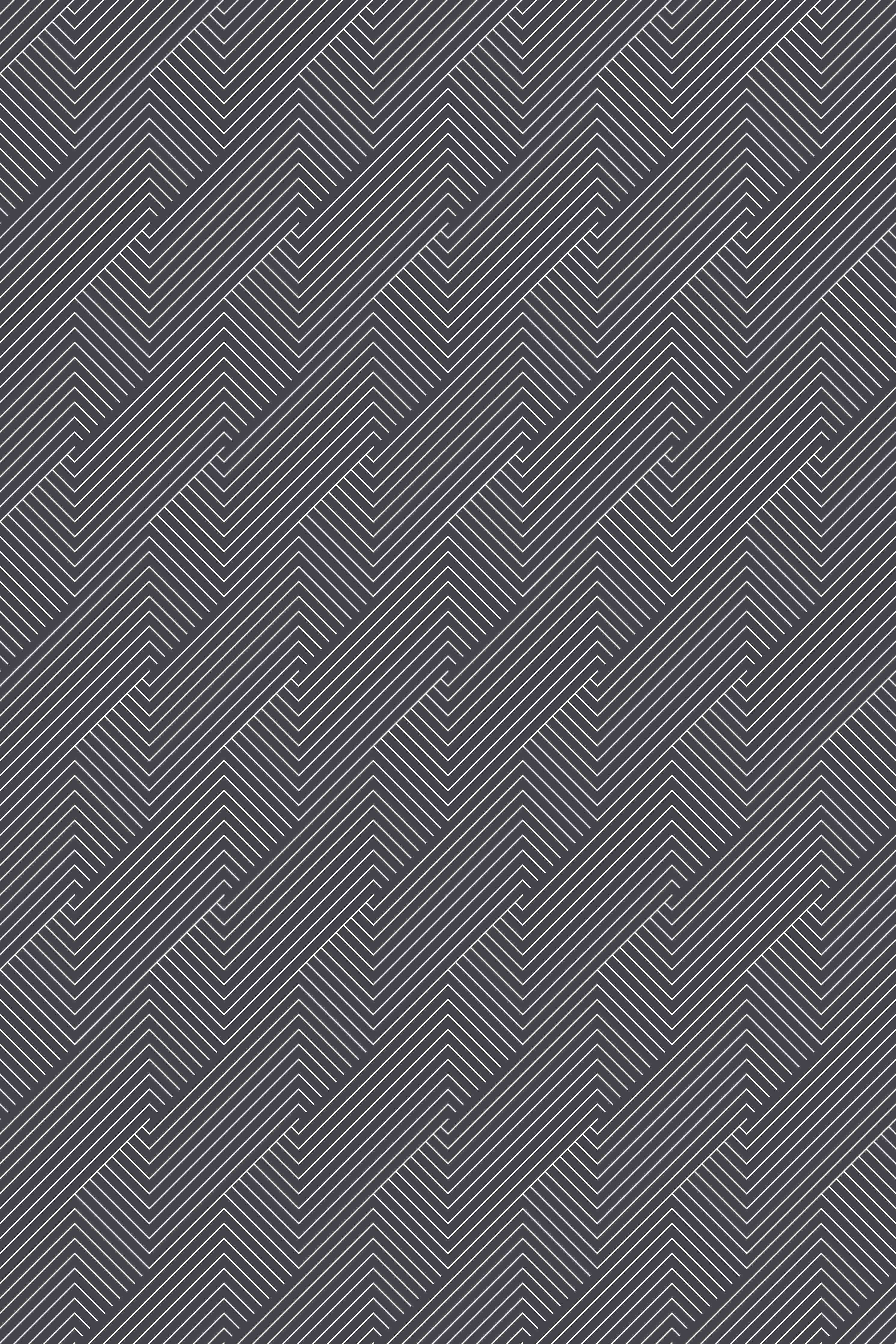 Duschrückwand-Graue Weiß-Muster im Geometrischen Stil