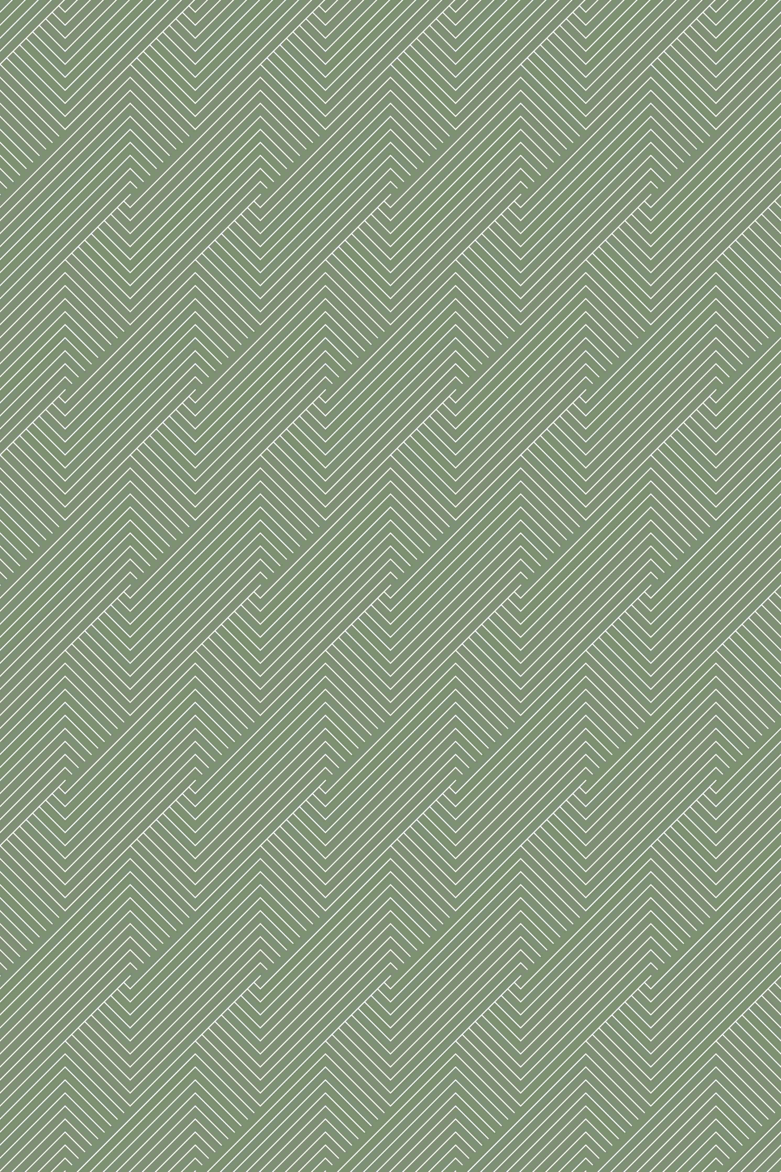 Duschrückwand-Grünes geometrisches Muster mit feinen Linien