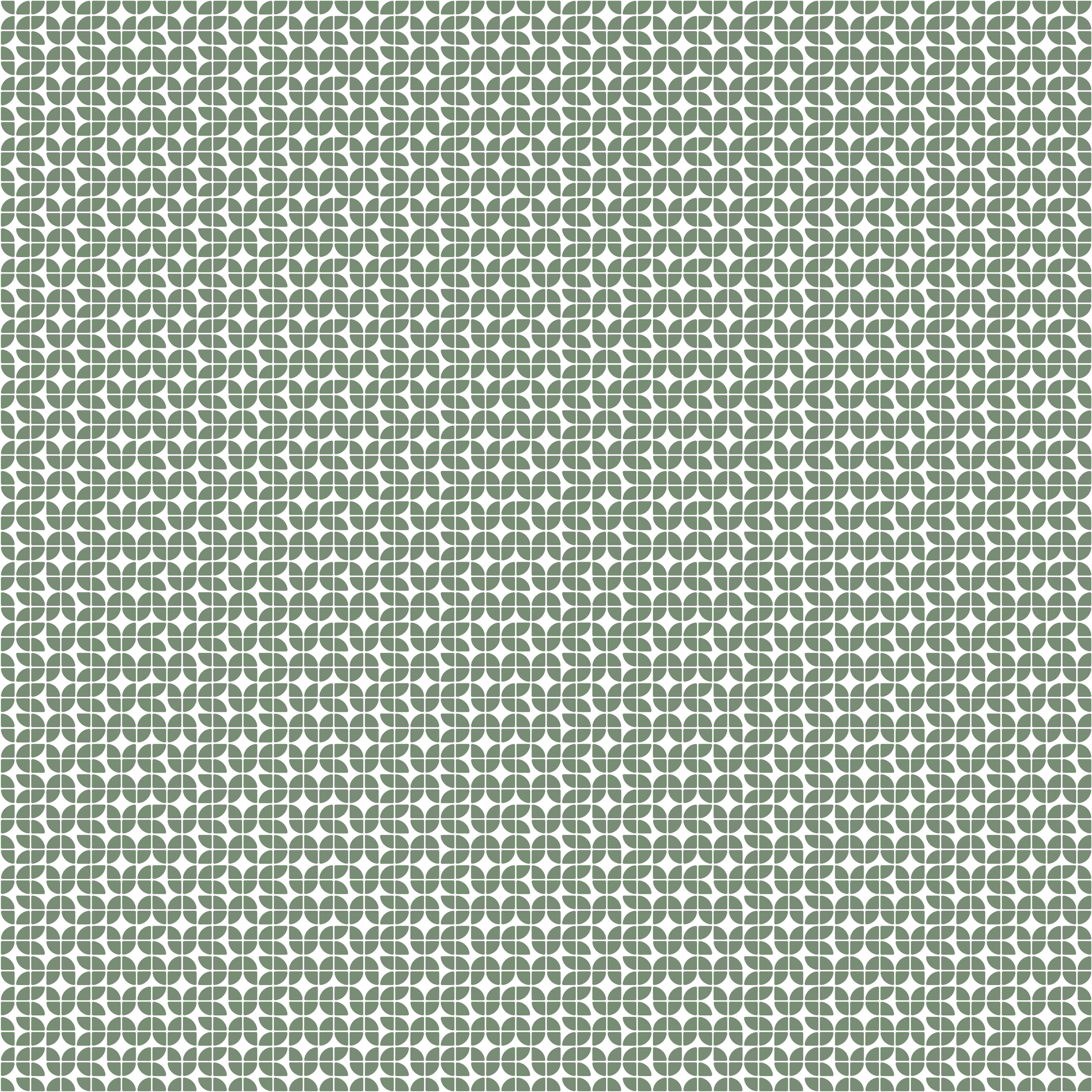 Duschrückwand-Grünes geometrisches Muster, Vintage-Design