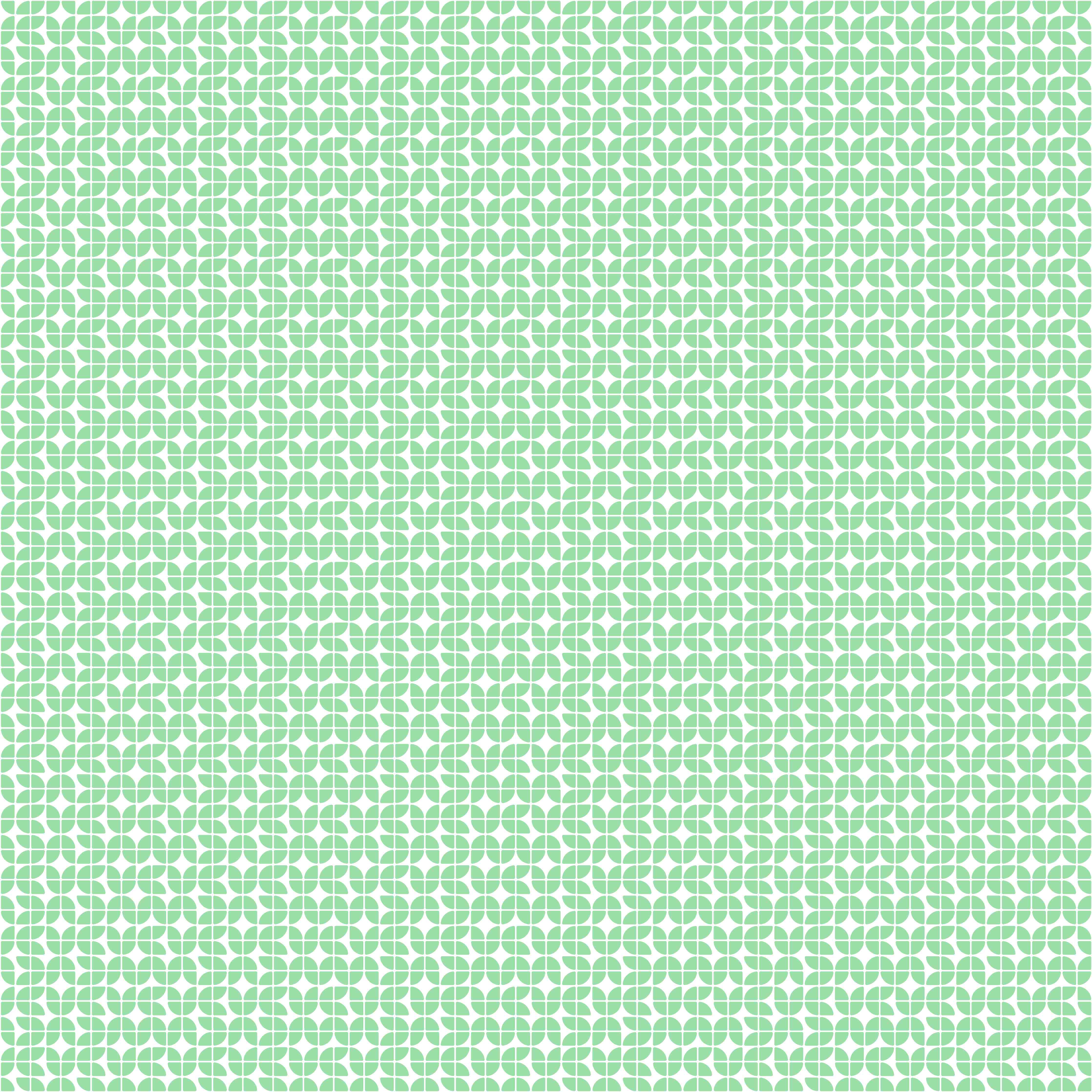 Duschrückwand-Helles grünes geometrisches Muster auf zartem Hintergrund