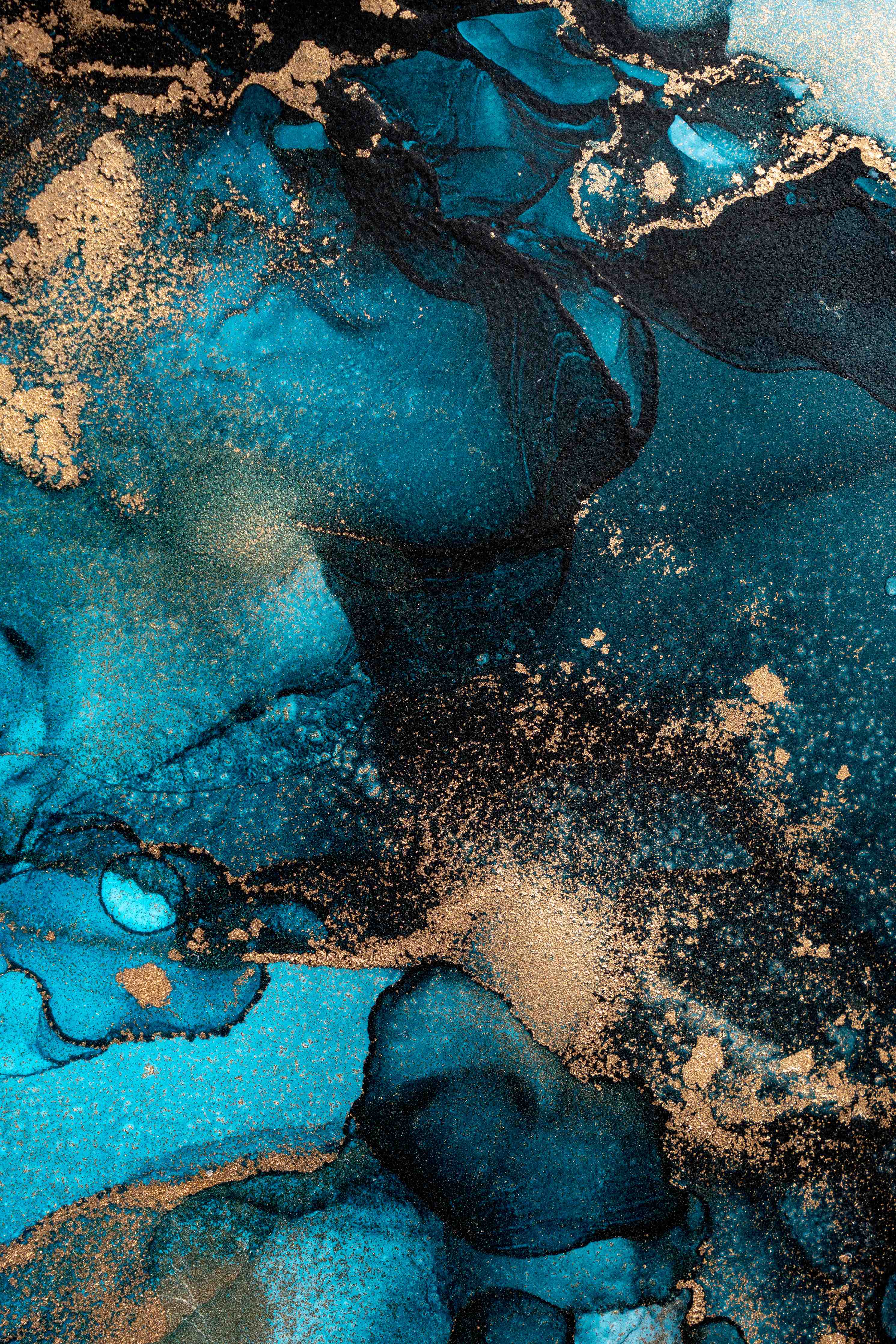 Duschrückwand-Marmor Wand Design - Flüssigmalerei