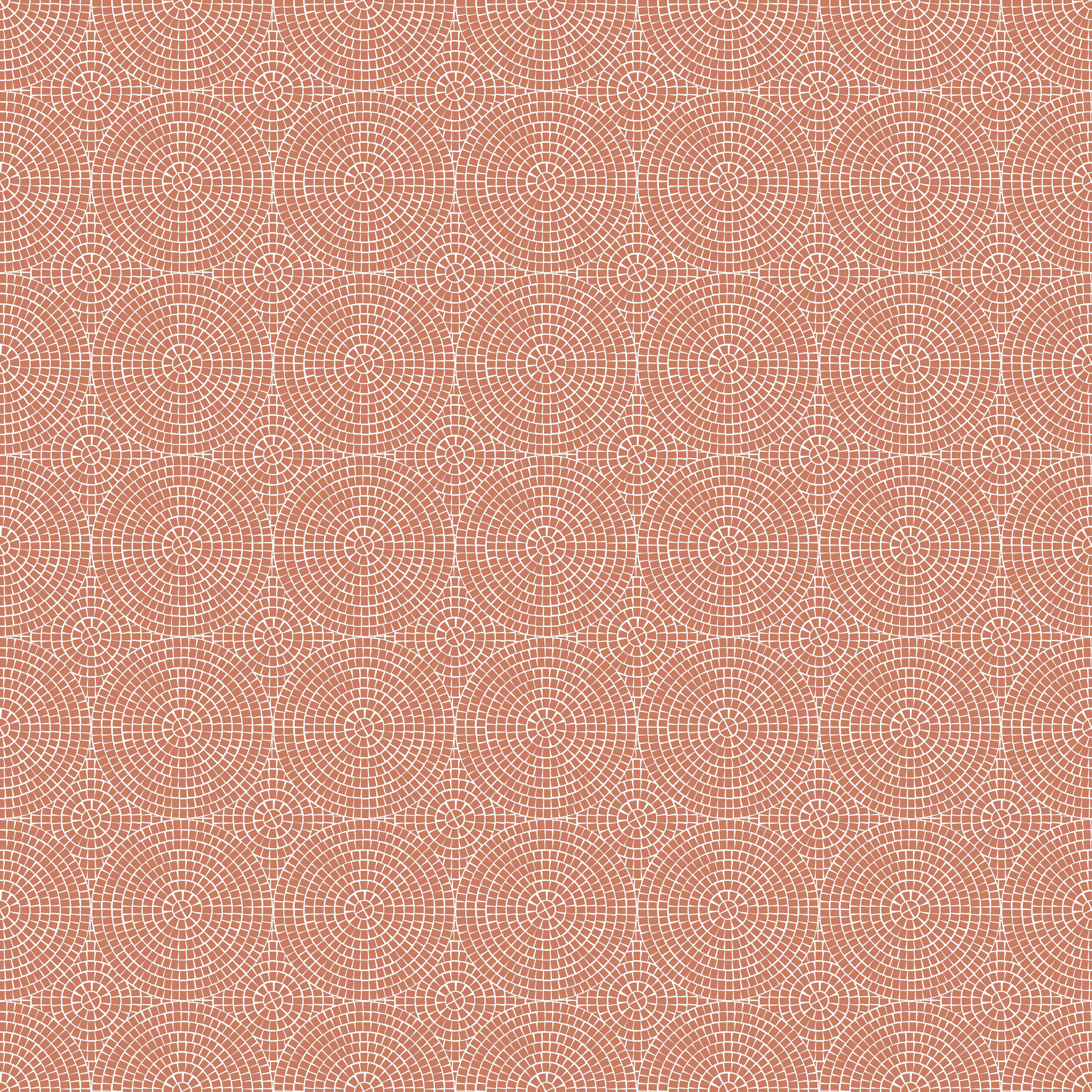 Duschrückwand-Moderne geometrische Muster in warmen Terrakotta-Tönen