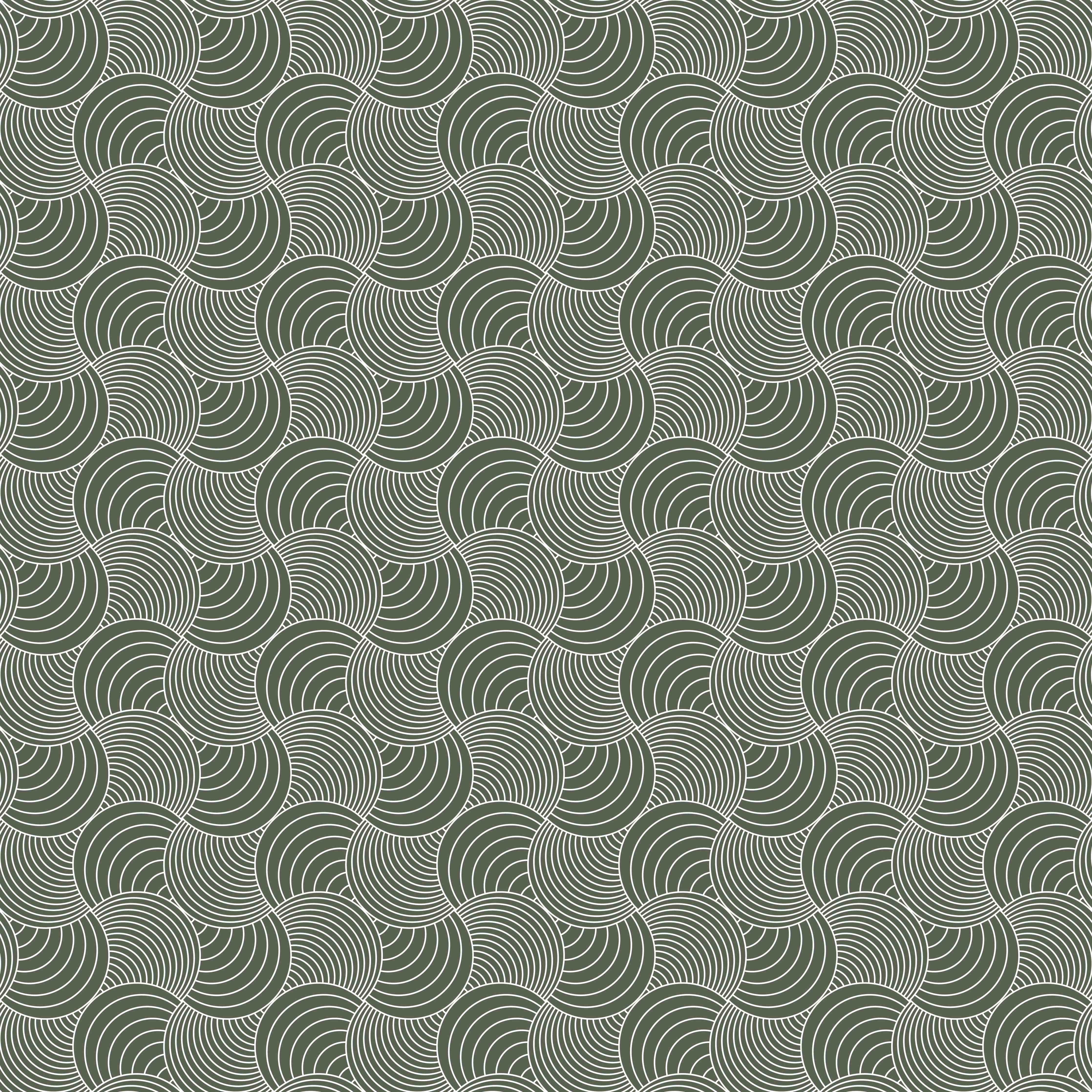 Duschrückwand-Moderne geometrische Mustermuster in Grün- und Beigetönen