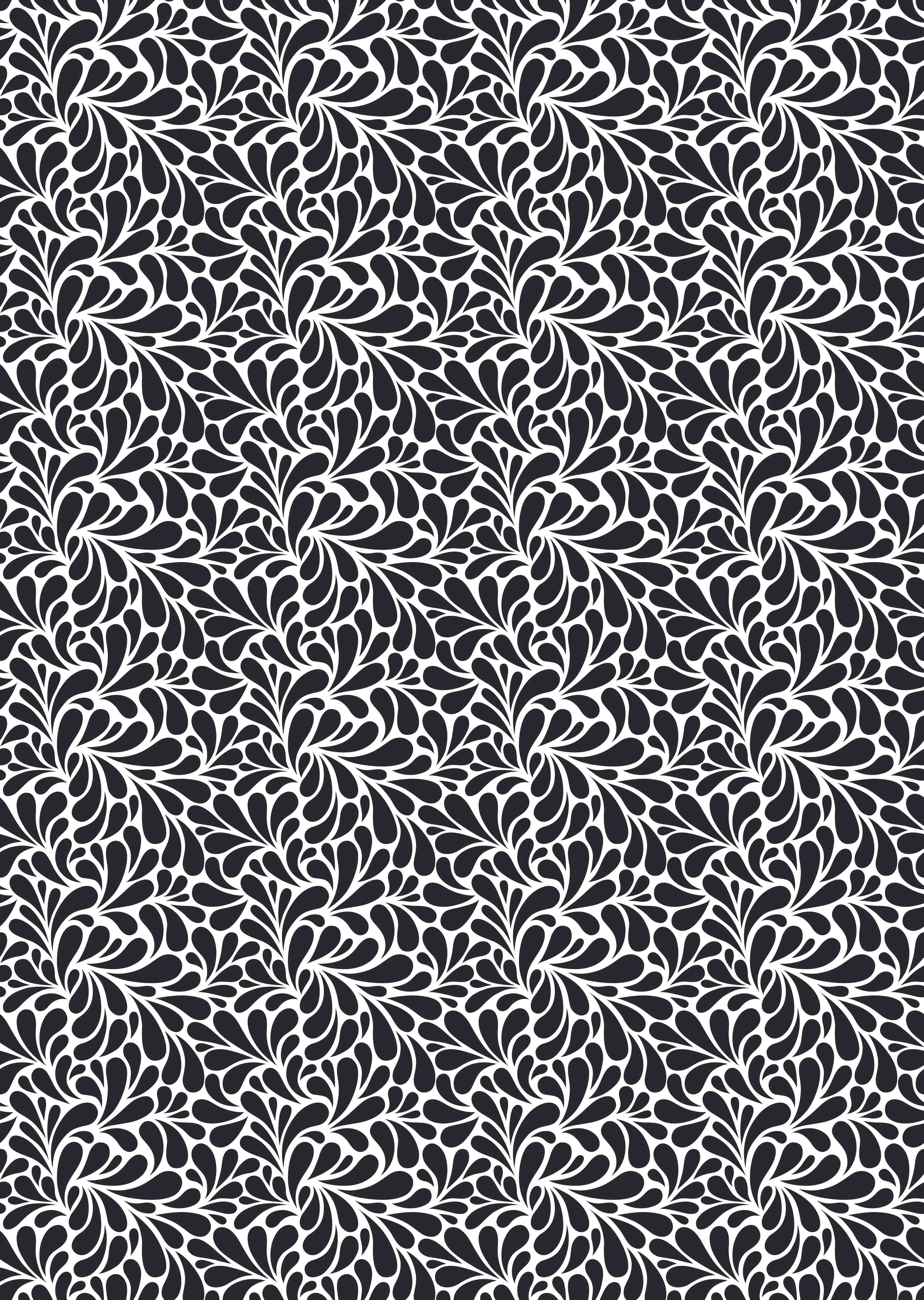 Duschrückwand-Schwarz-Weiß-Blumenmuster mit eleganter Feinheit