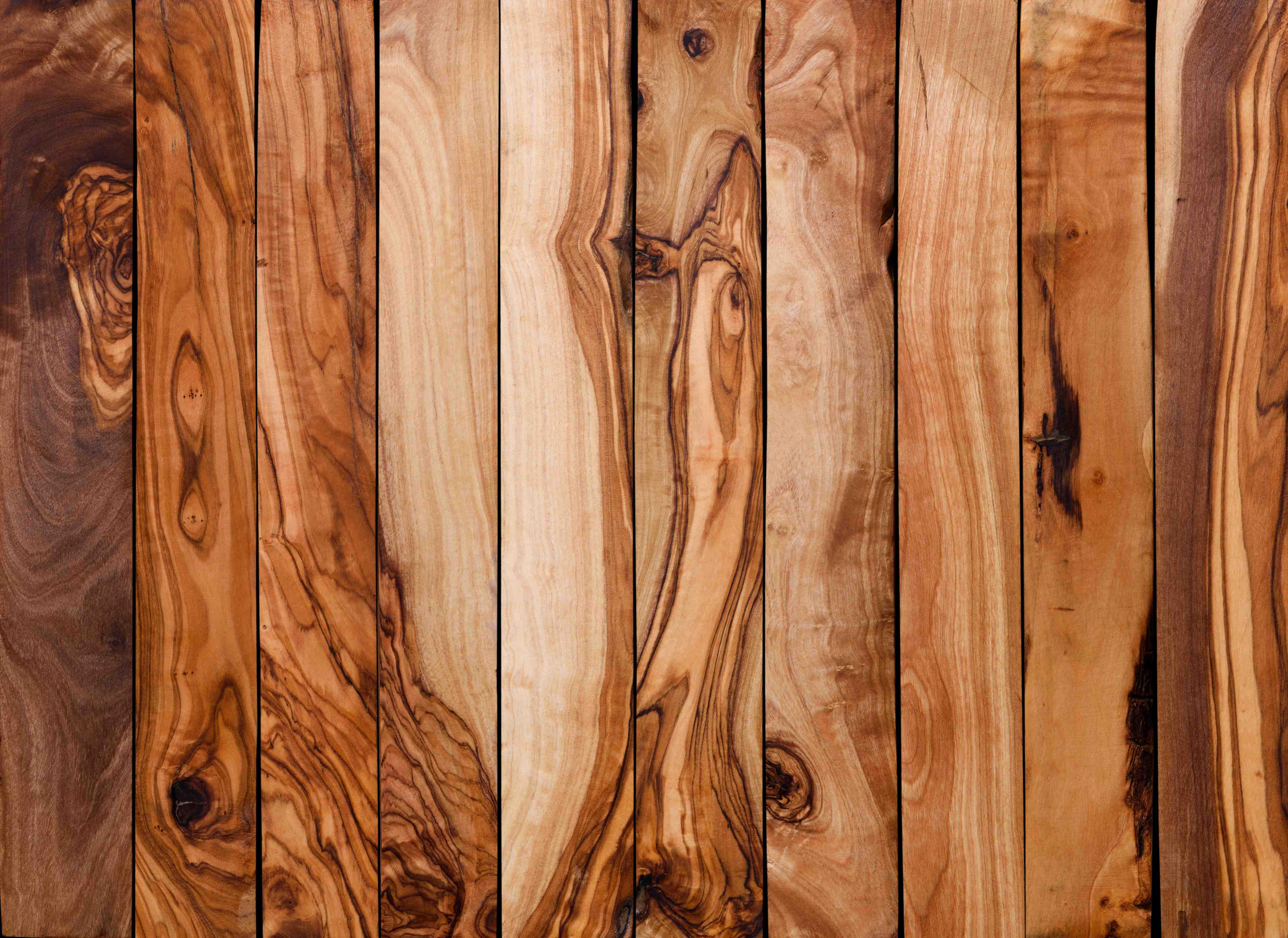 Duschrückwand-Warme Holzplanken mit natürlicher Maserung