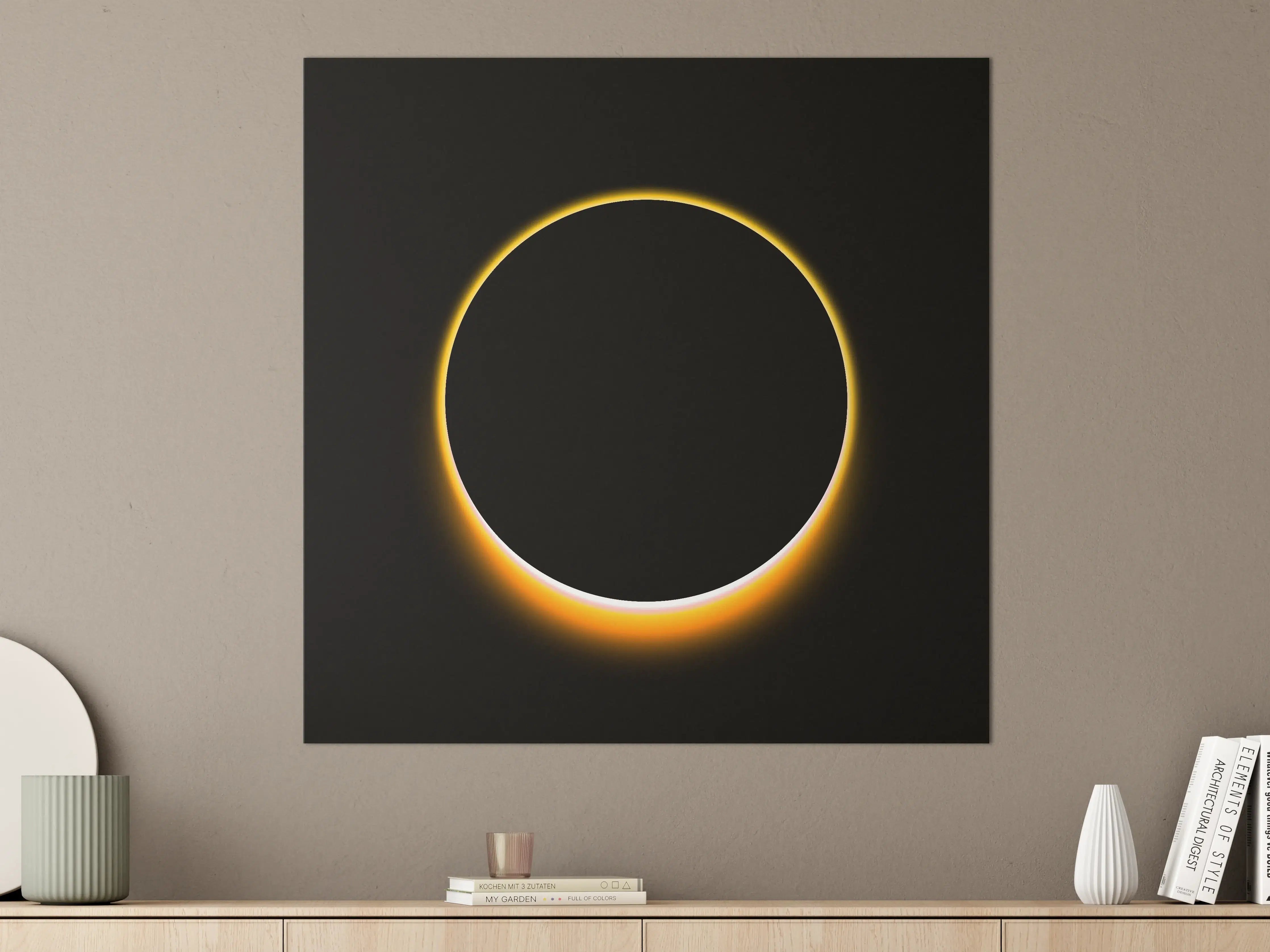 Große Wandbilder - Totale Sonnenfinsternis