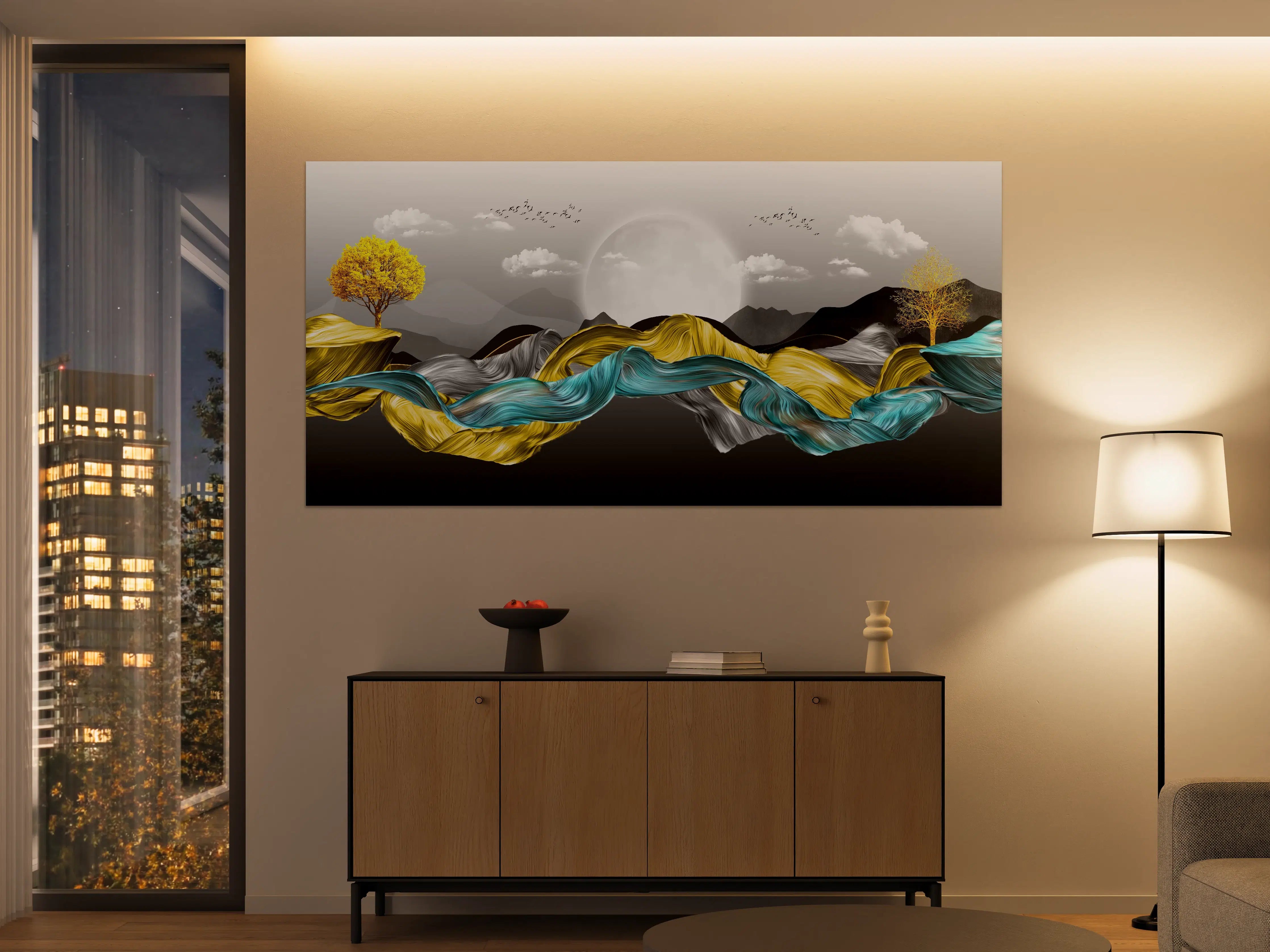 Große Wandbilder - 3D Moderne Leinwand - Abstrakt