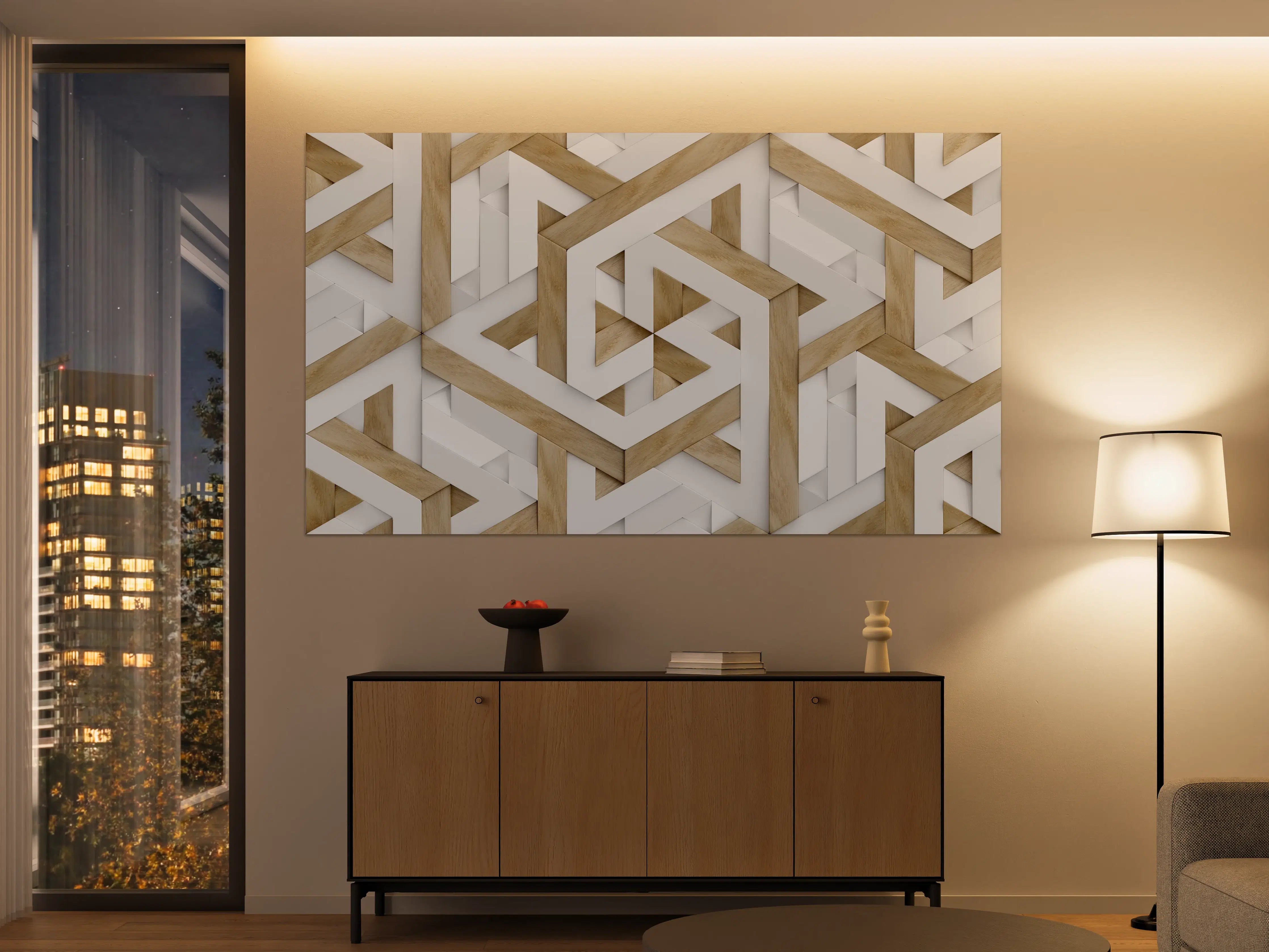 Große Wandbilder - 3D Tapete - Mosaik Muster