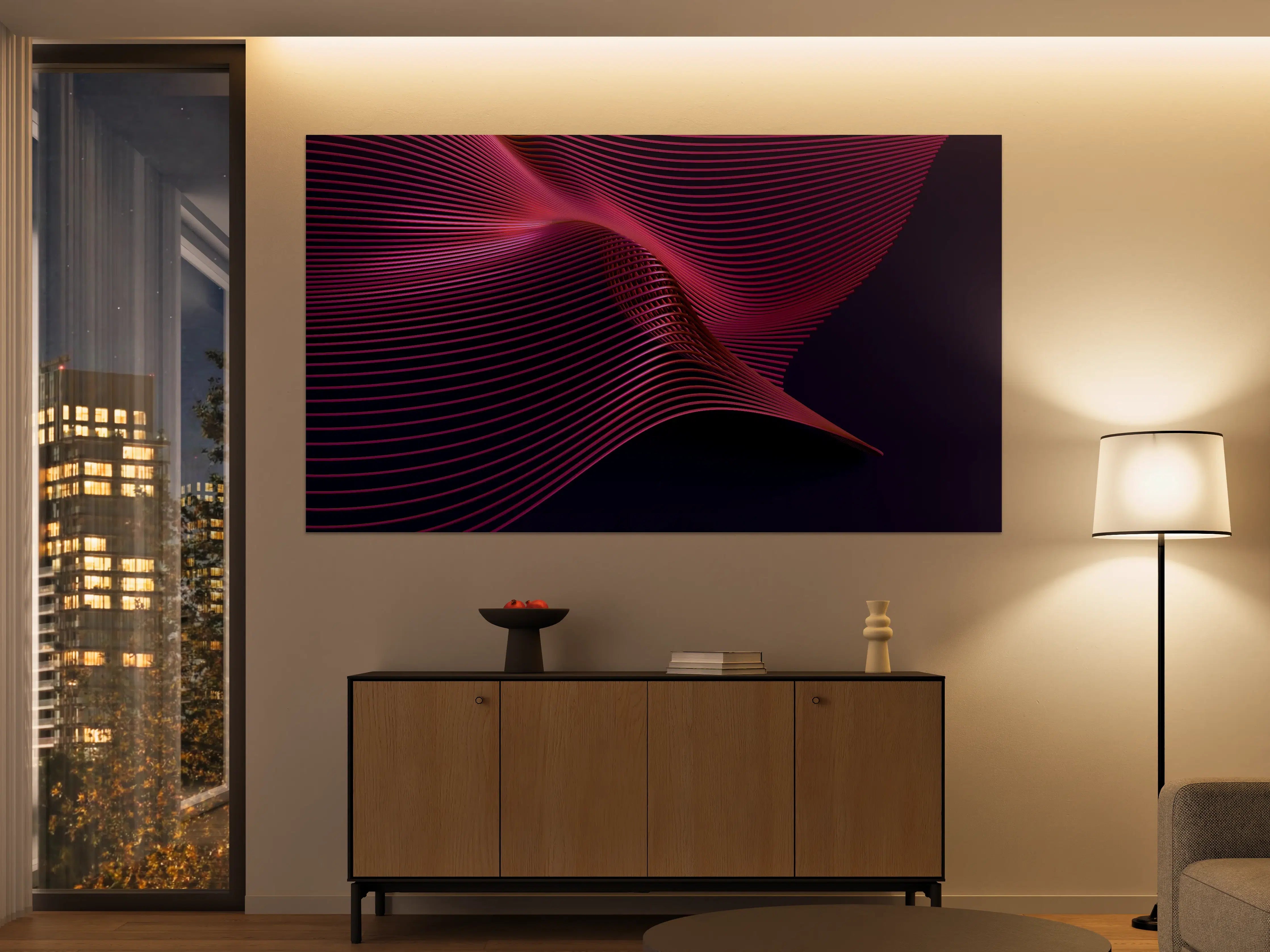 Große Wandbilder - Abstrakte 3D-Oberfläche