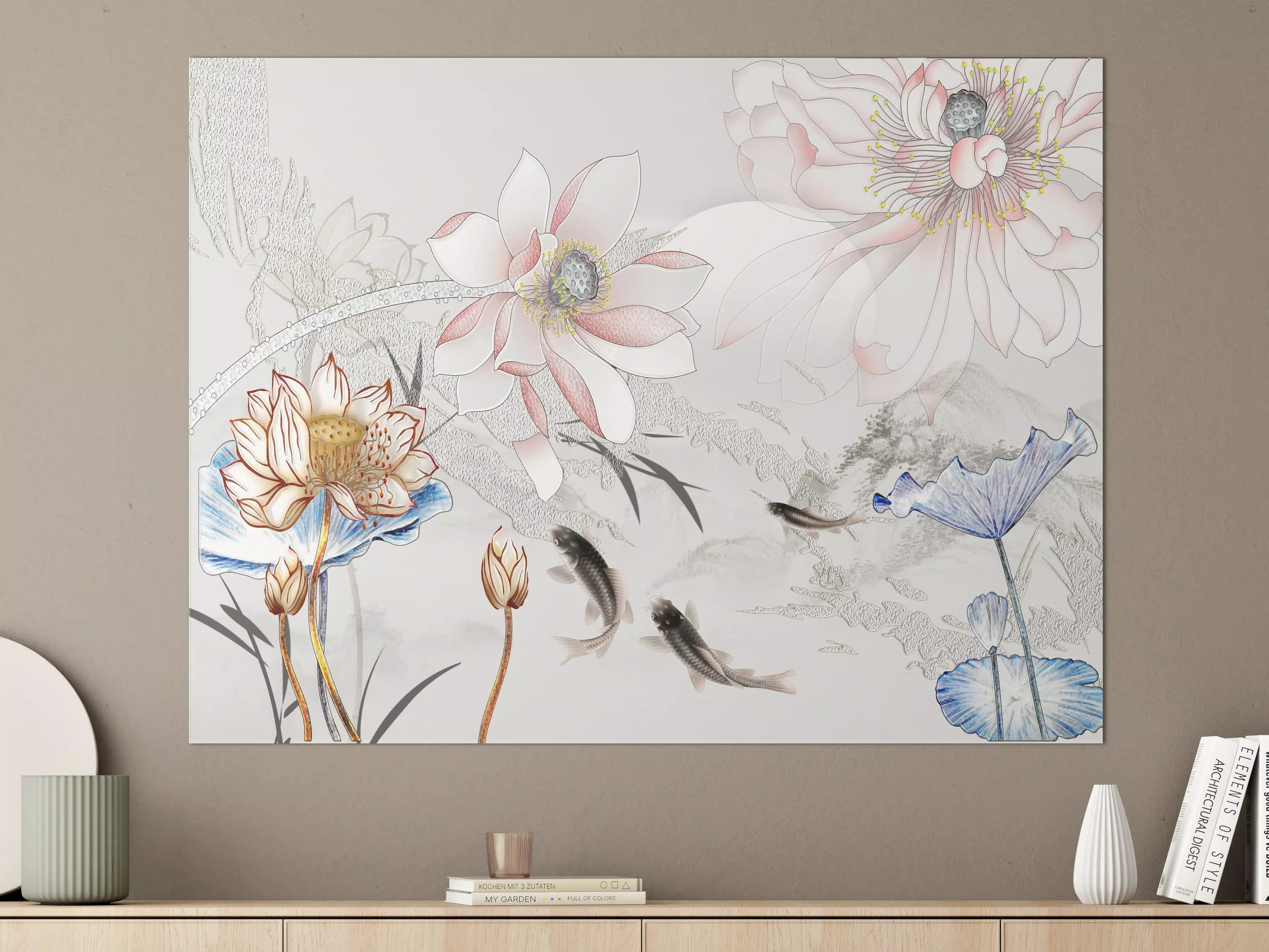 Große Wandbilder - Abstrakte japanische Illustration
