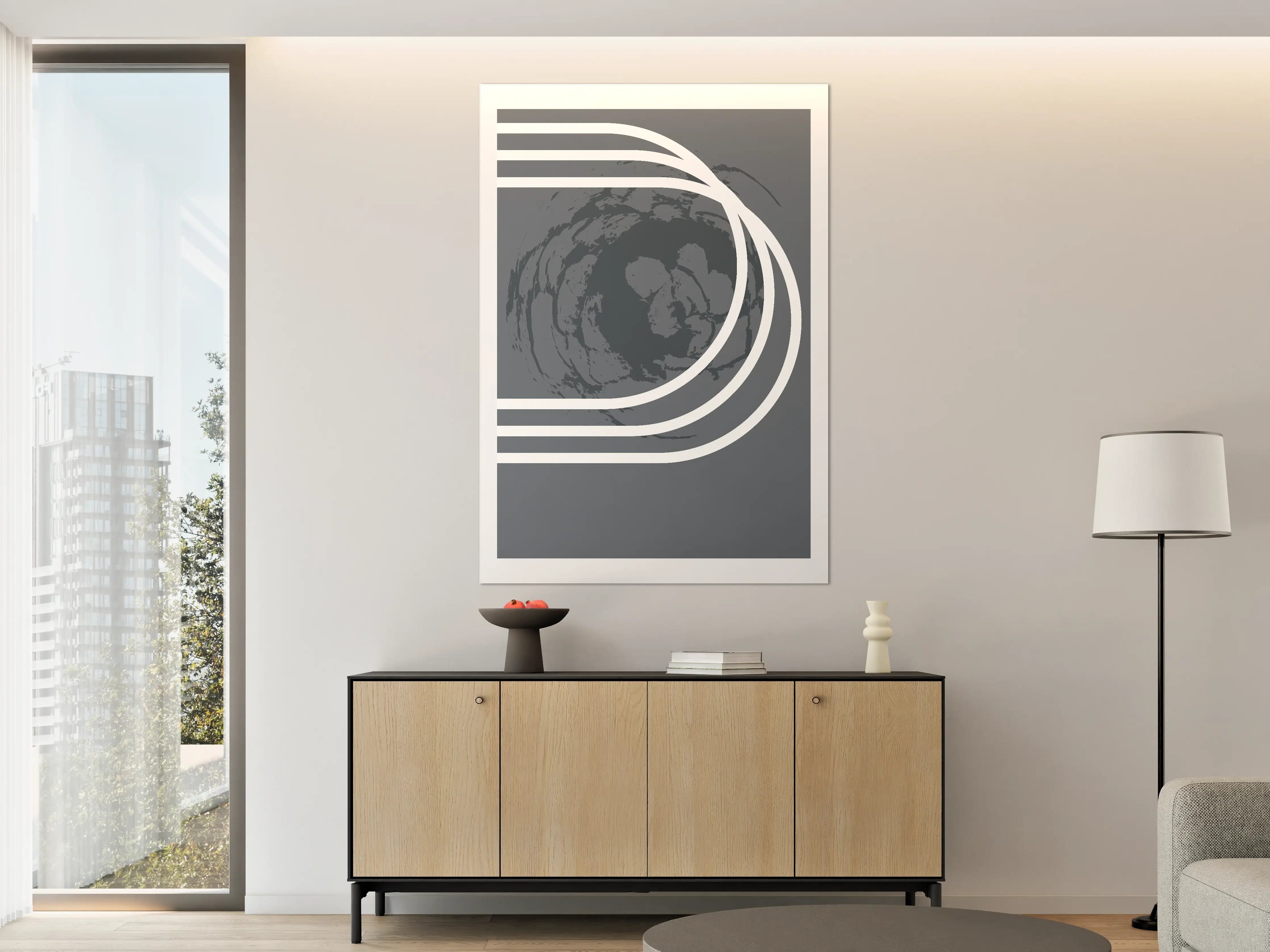 Große Wandbilder - Abstrakte moderne Design-Wanddekoration
