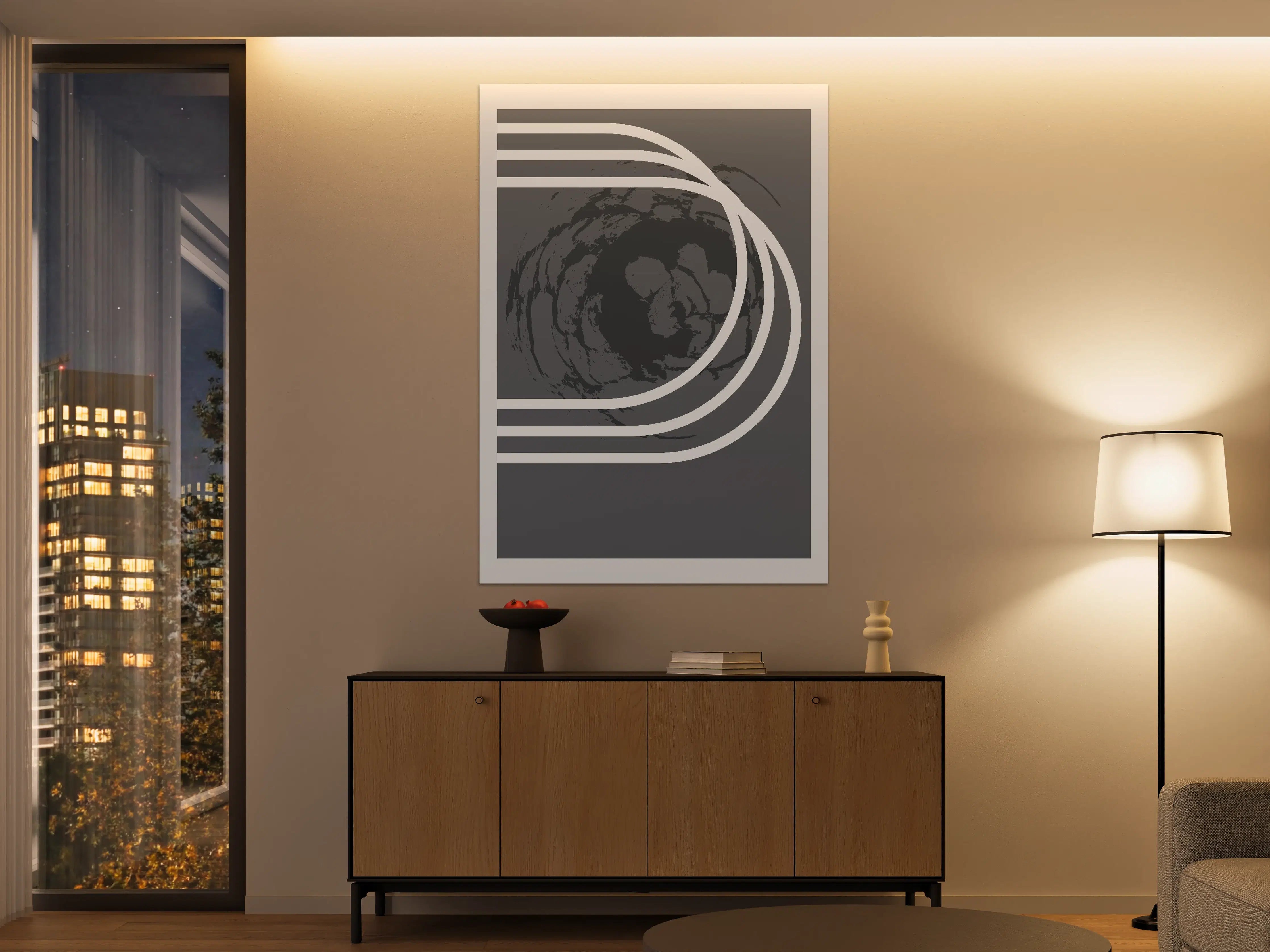 Große Wandbilder - Abstrakte moderne Design-Wanddekoration
